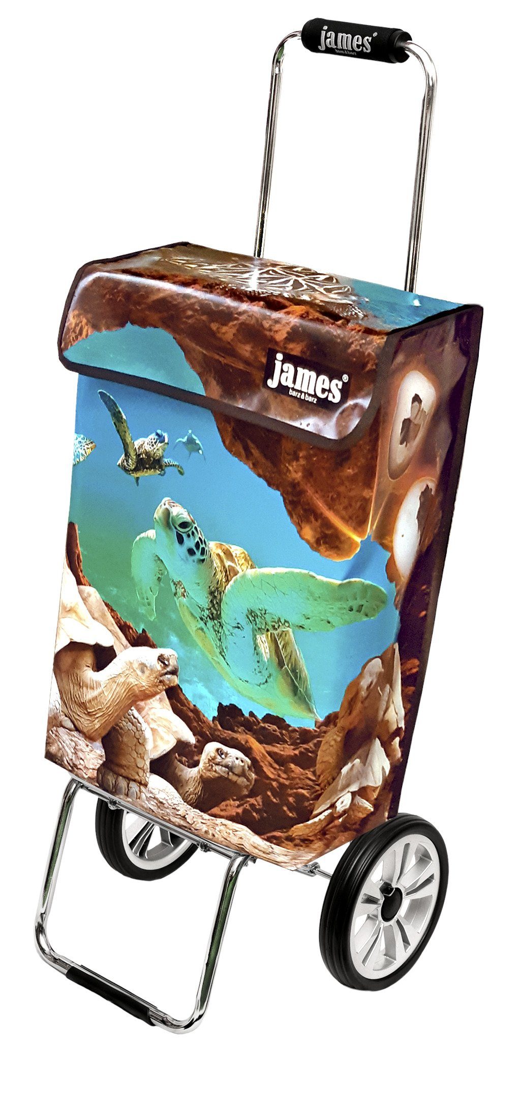 james Einkaufstrolley Design TURTLE deluxe, Einkaufsbegleiter, sehr robust, Handmade in Austria