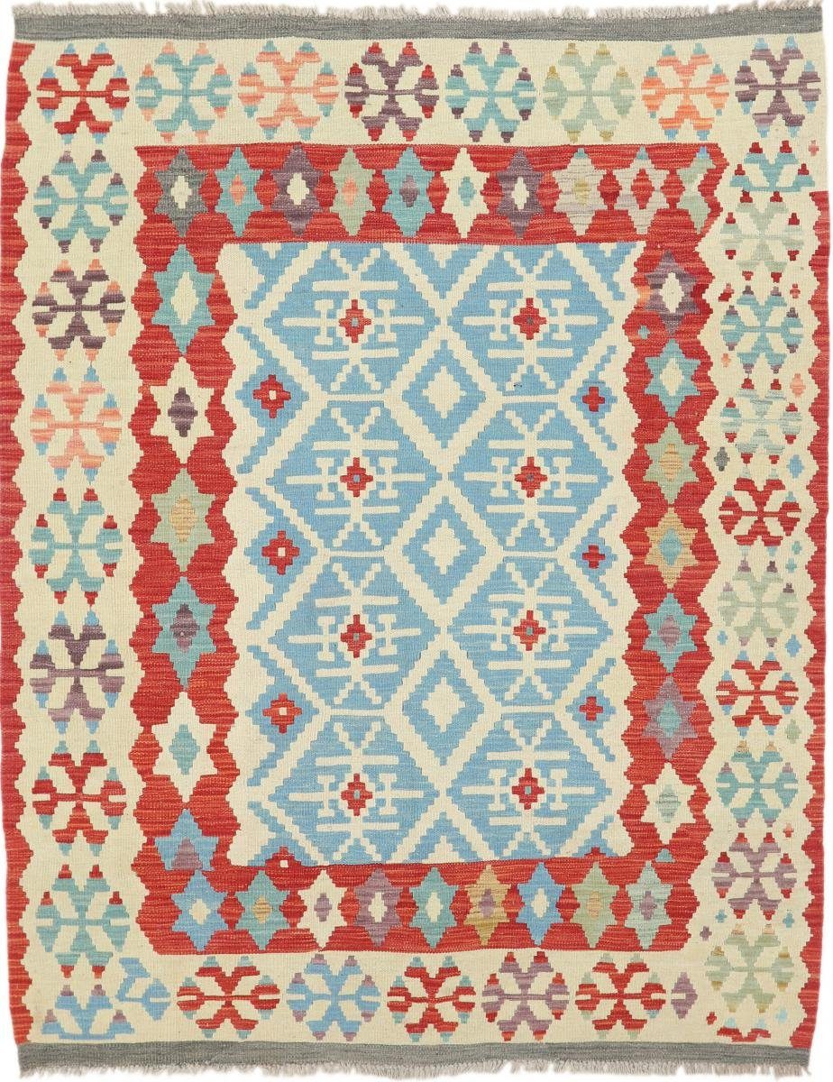 Orientteppich Kelim Afghan Heritage rechteckig, Moderner Orientteppich, Handgewebter 156x196 3 Nain Trading, mm Höhe
