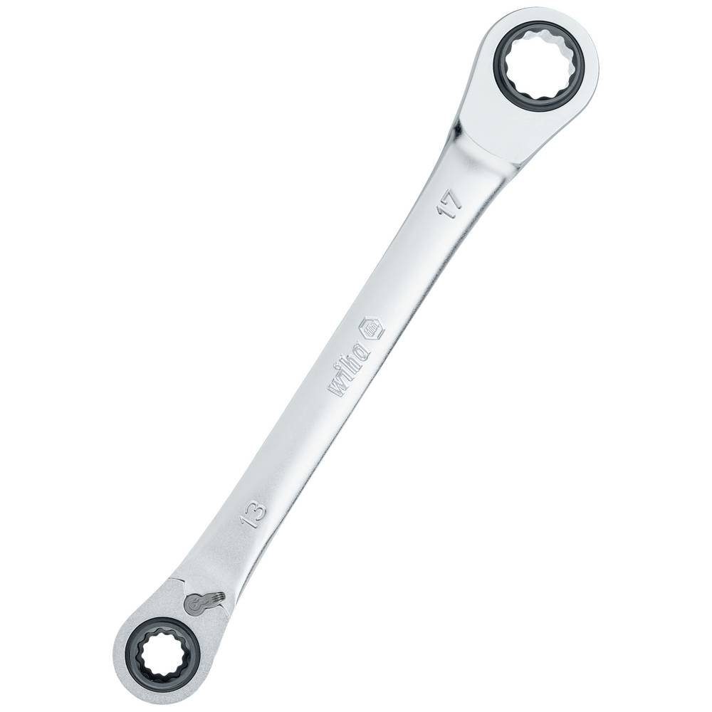 Wiha Ringschlüssel Doppelring-Ratschenschlüssel 4 in 1, umschaltbar, SW 10 13 45421
