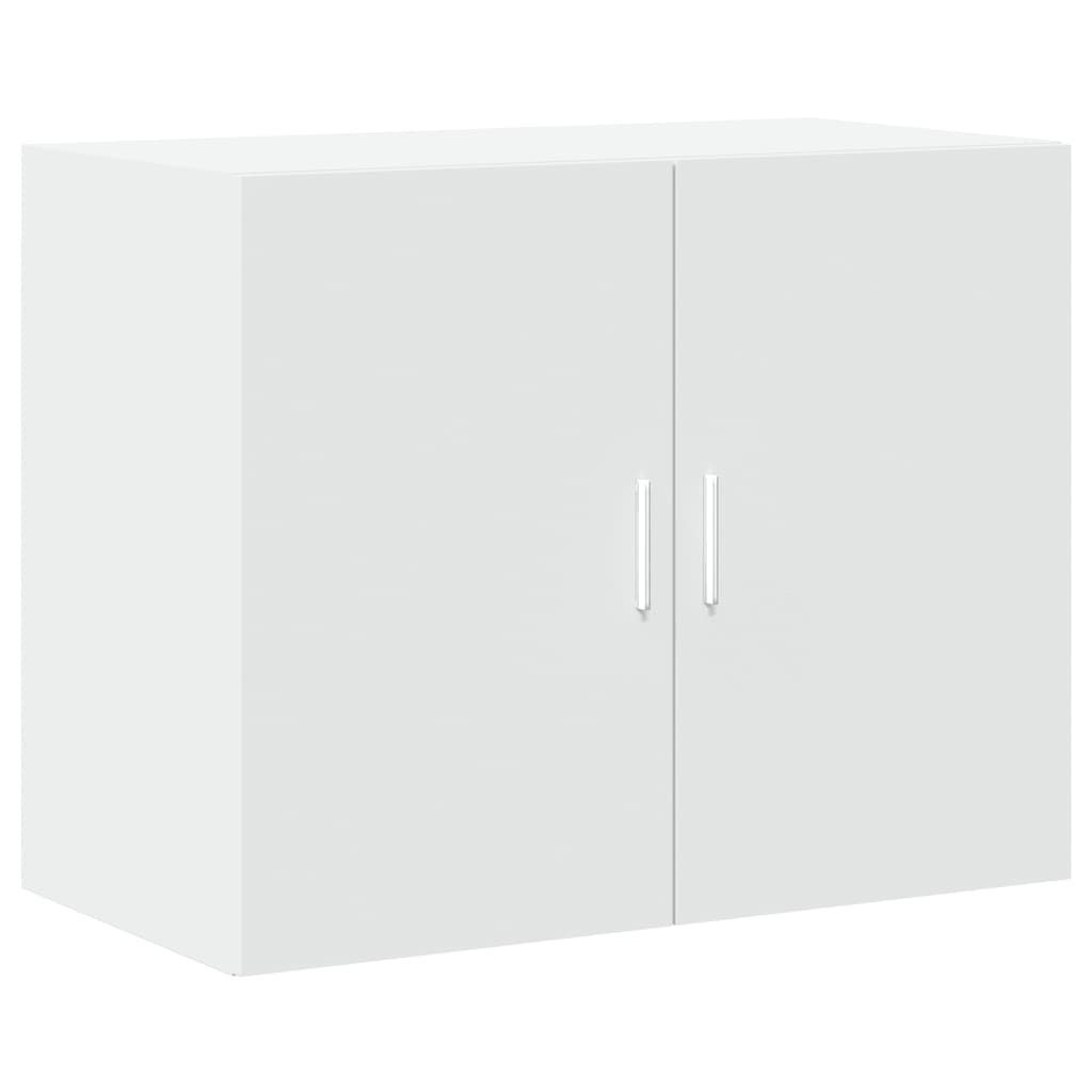 vidaXL Mehrzweckschrank NA Schrank Wandschrank Weiß 80x42,5x64 cm Holzwerkstoff platzsparend u