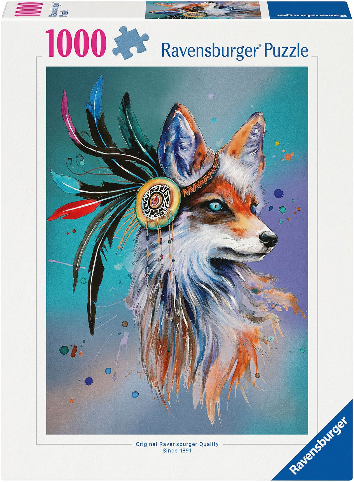 Ravensburger Puzzle Spirit Fuchs, 1000 Puzzleteile, Made in Germany