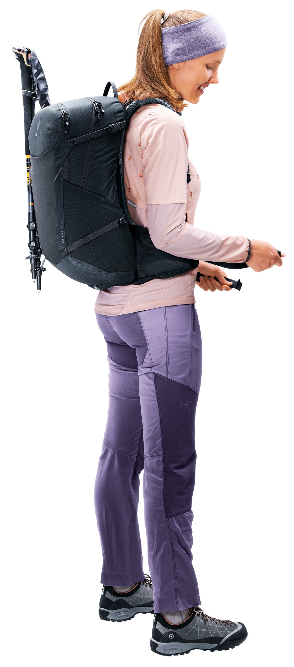 deuter Wanderrucksack Futura 21 SL, 21 Liter Volumen, Halterung für Trekkingstöcke, Regenhülle