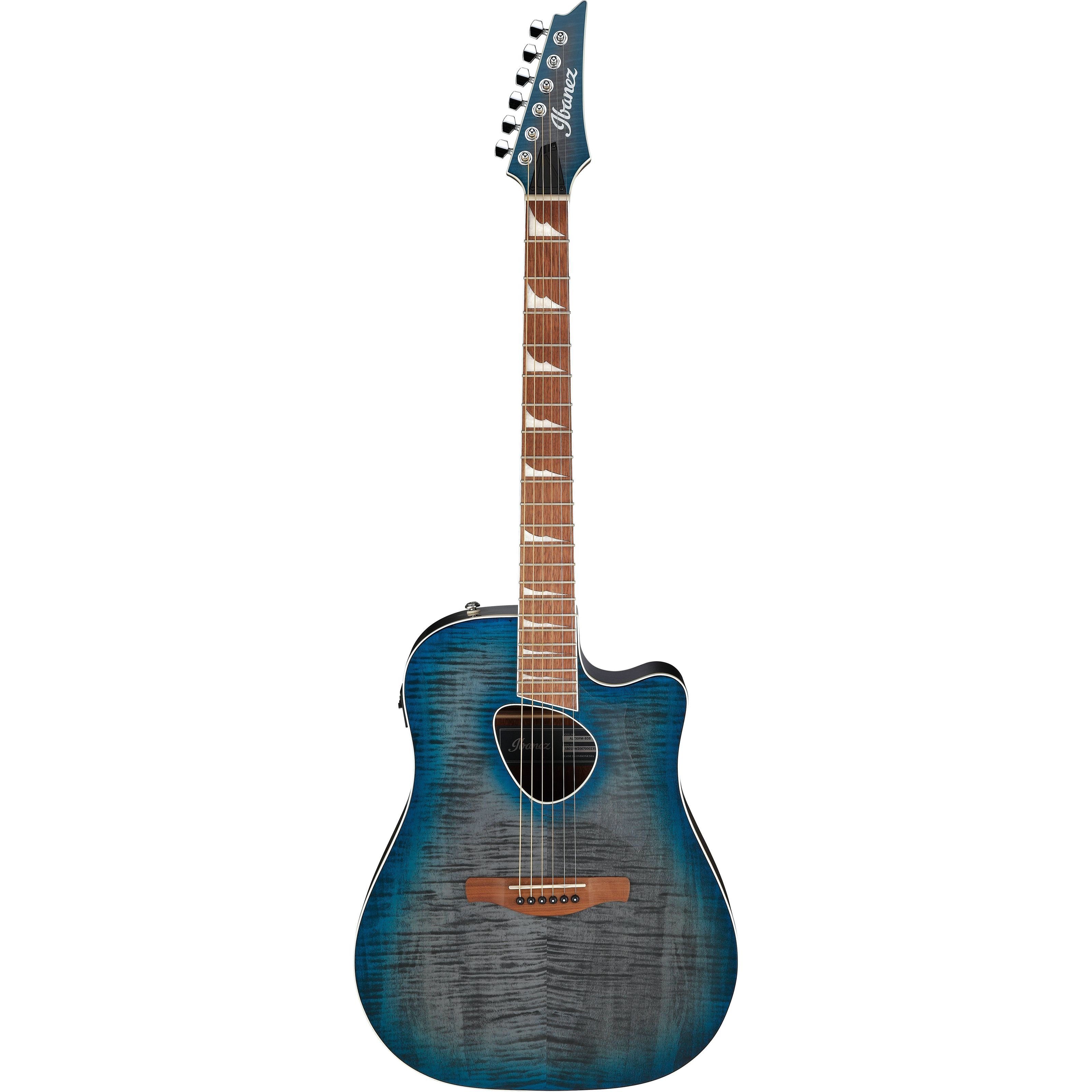 Ibanez Westerngitarre, Westerngitarren, Dreadnought Gitarren, ALT30FM-BDB Blue Doom Burst High Gloss - Westerngitarre