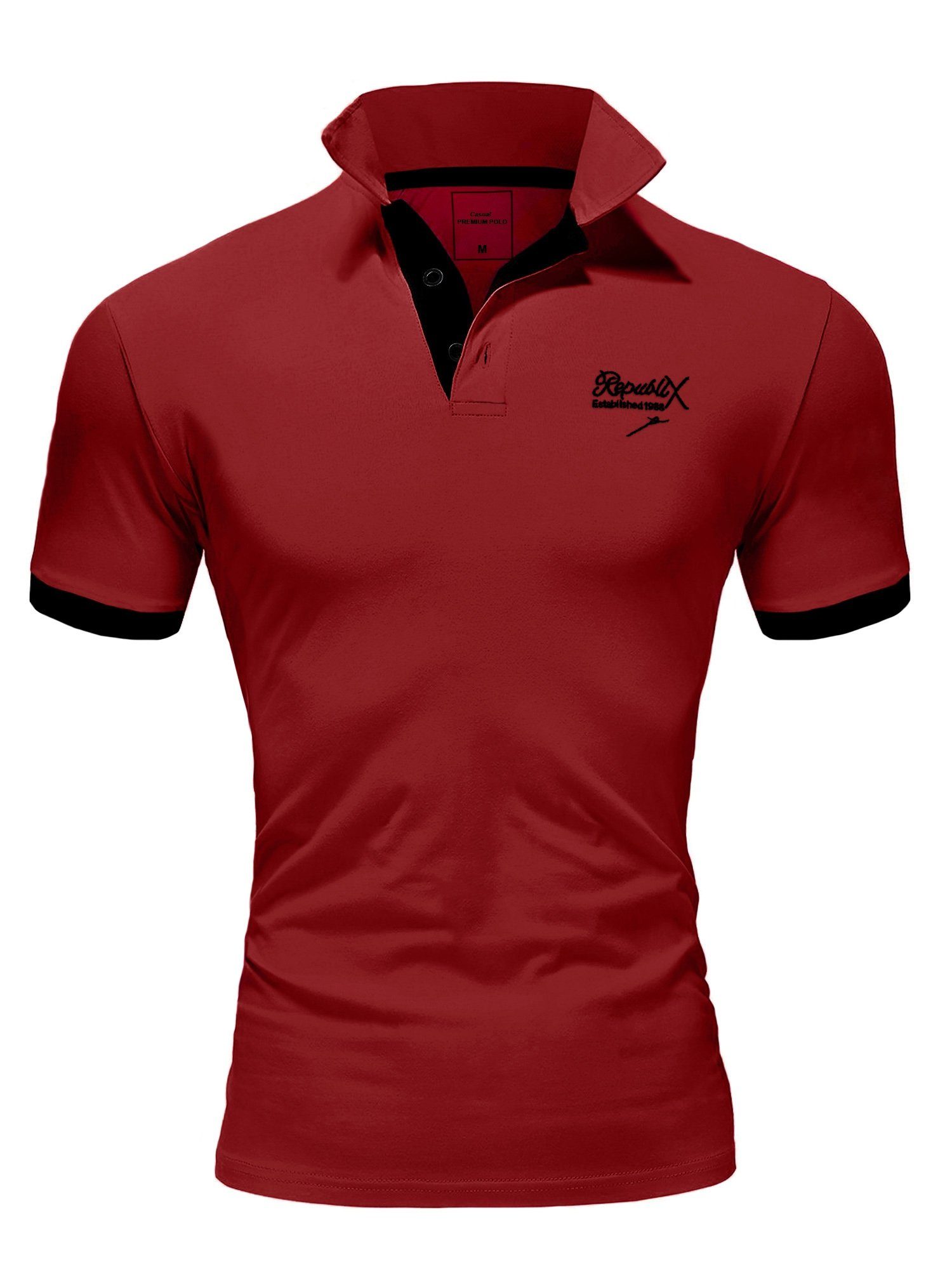 REPUBLIX Poloshirt MATEO Herren Basic Kurzarm günstig online kaufen