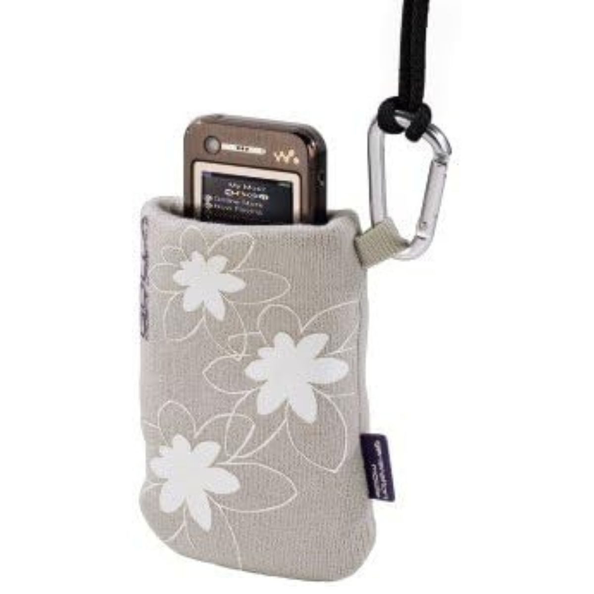 GOLLA Handyhülle Universal Tasche Pouch Etui Mobile Music Bag Grau, Schutz-Hülle Socke für klassisches Handy MP3 Audio-Player etc