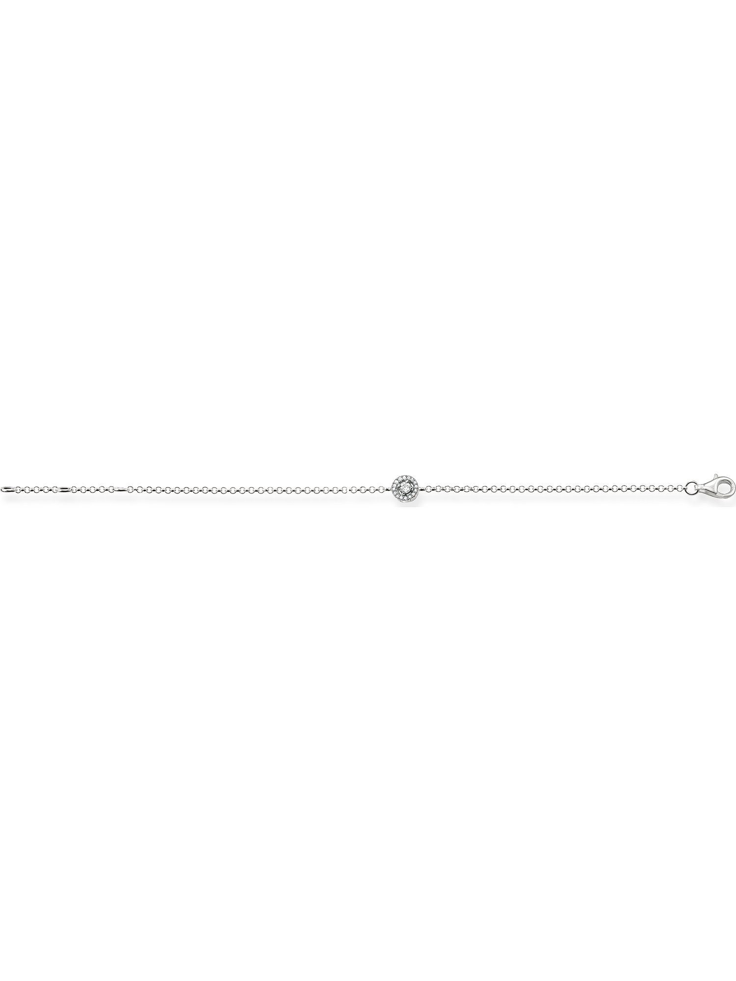 THOMAS SABO Silberarmband Thomas Sabo Damen-Armband 925er Silber Zirkonia