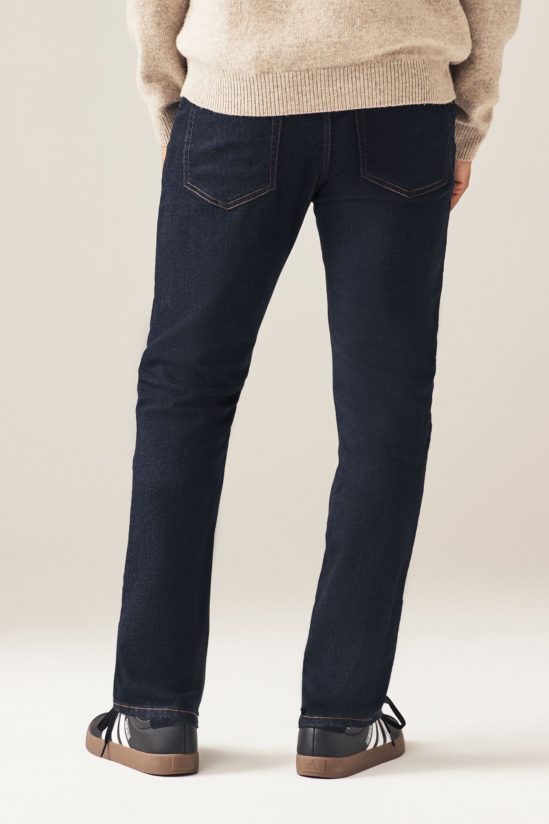 Next Skinny-fit-Jeans Skinny Fit Essential mit Indigo (1-tlg) Rinse Stretch Jeans