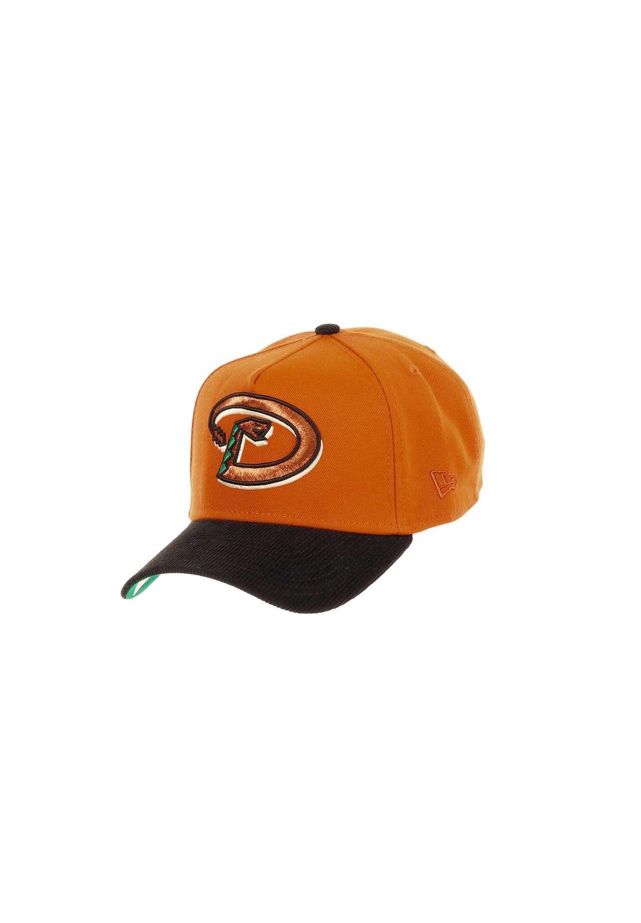New Era Baseball Cap Arizona Diamondbacks MLB World Series 2001 Sidepatch Orange Black Cord (1-St)