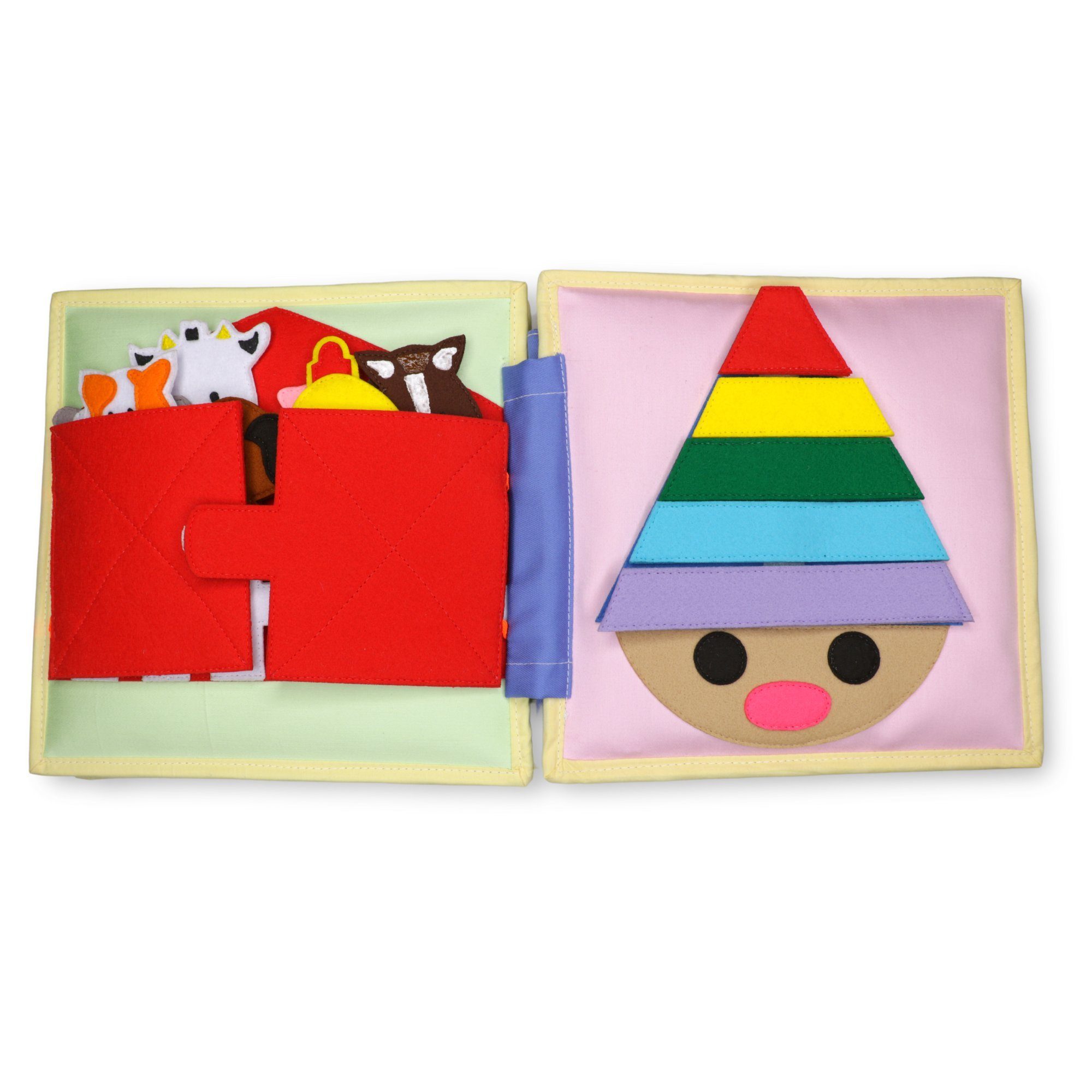 Jolly Designs Stoffbuch Pastell Junge Eule