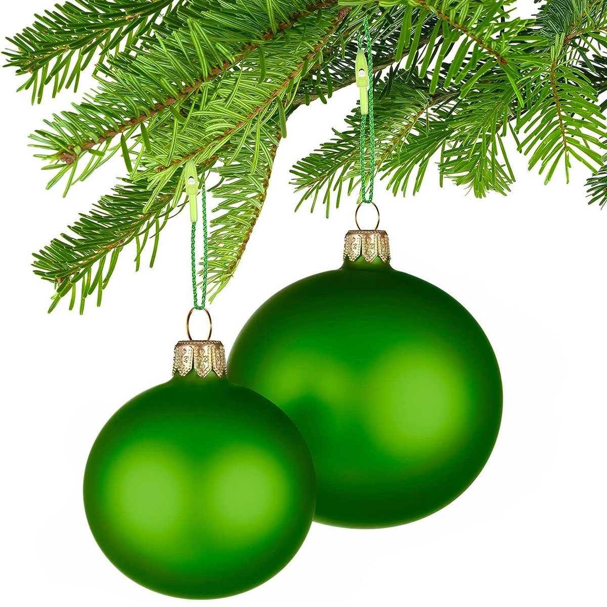 Grün Hang Dekohänger Jormftte mit Weihnachtsschmuck Schnappverschluss Aufhänger für Tag