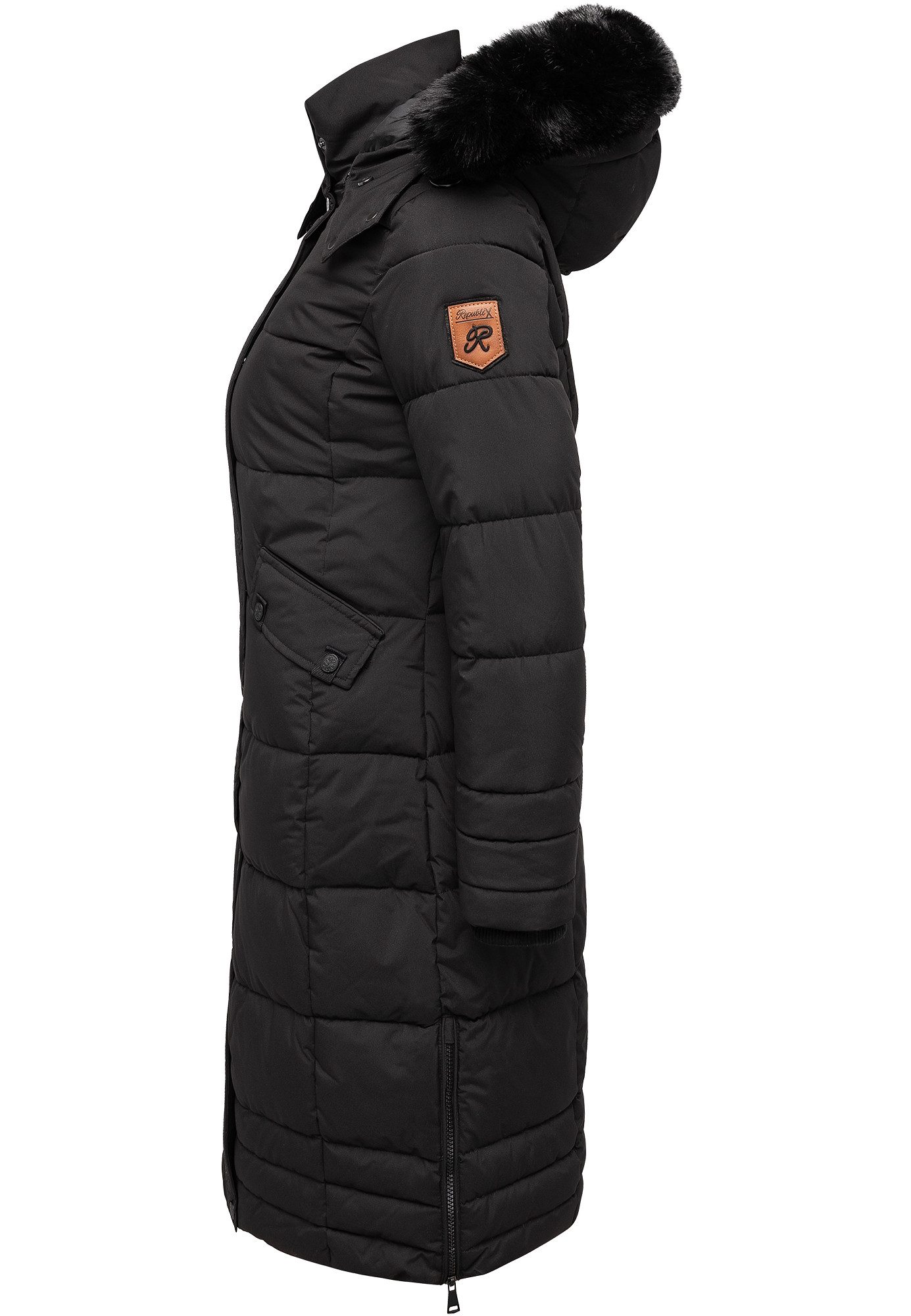 REPUBLIX Winterjacke ELIANNA Damen Gefütterte Dicke Winter Jacke Mantel Parka mit Kapuze
