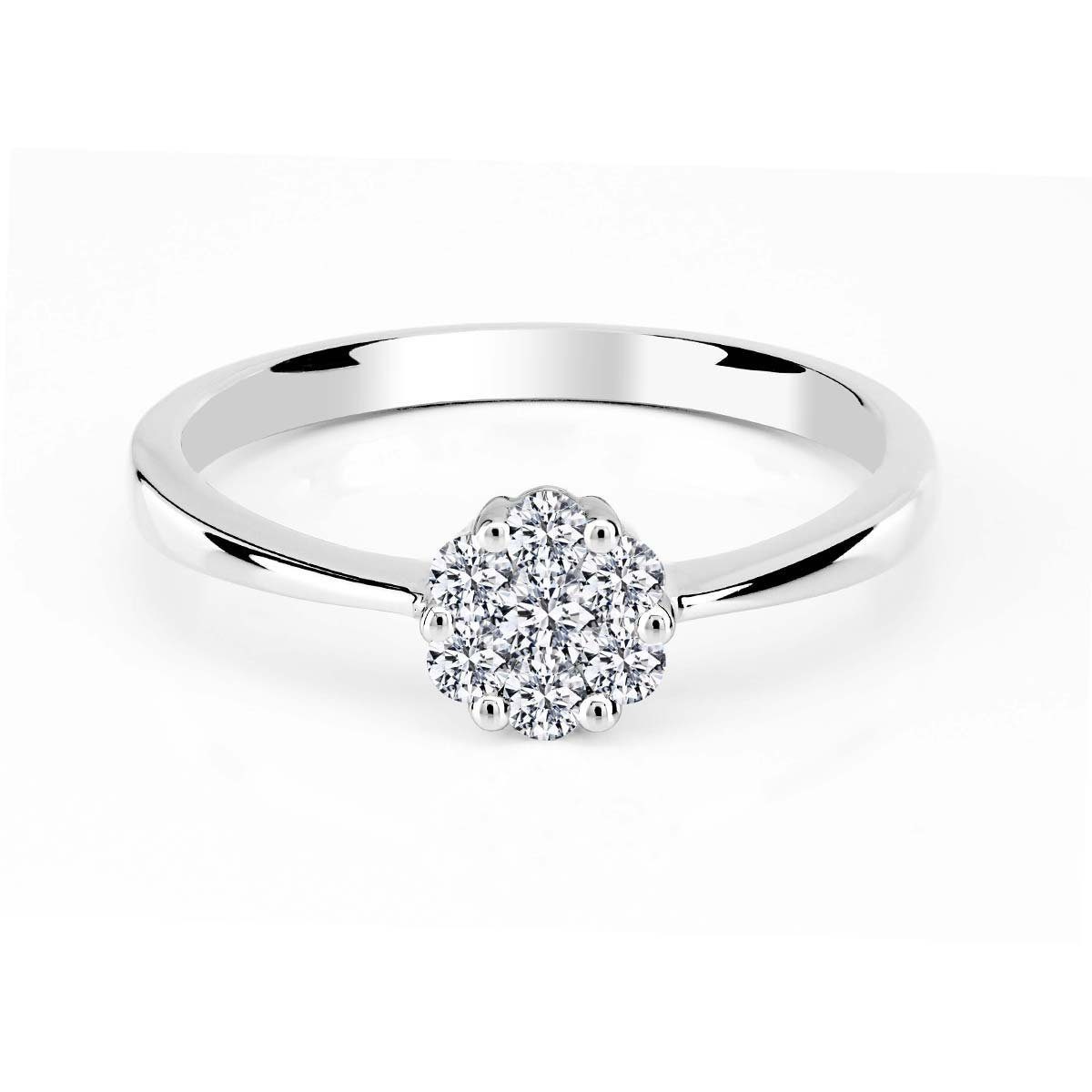 Adam & Eve Verlobungsring Brillantring 585/- Gelbgold - Weißgold 0,15 ct. / 0,25 ct. / 0,40 ct. (AES07 Diamantring), inklusive Echtheitszertifikat - Gravur möglich