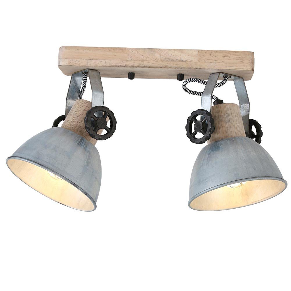 Decken Leuchtmittel Deckenspot, Strahler LIGHTING Lampe verstellbar Holz inklusive, LED Vintage Zimmer Ess Steinhauer nicht