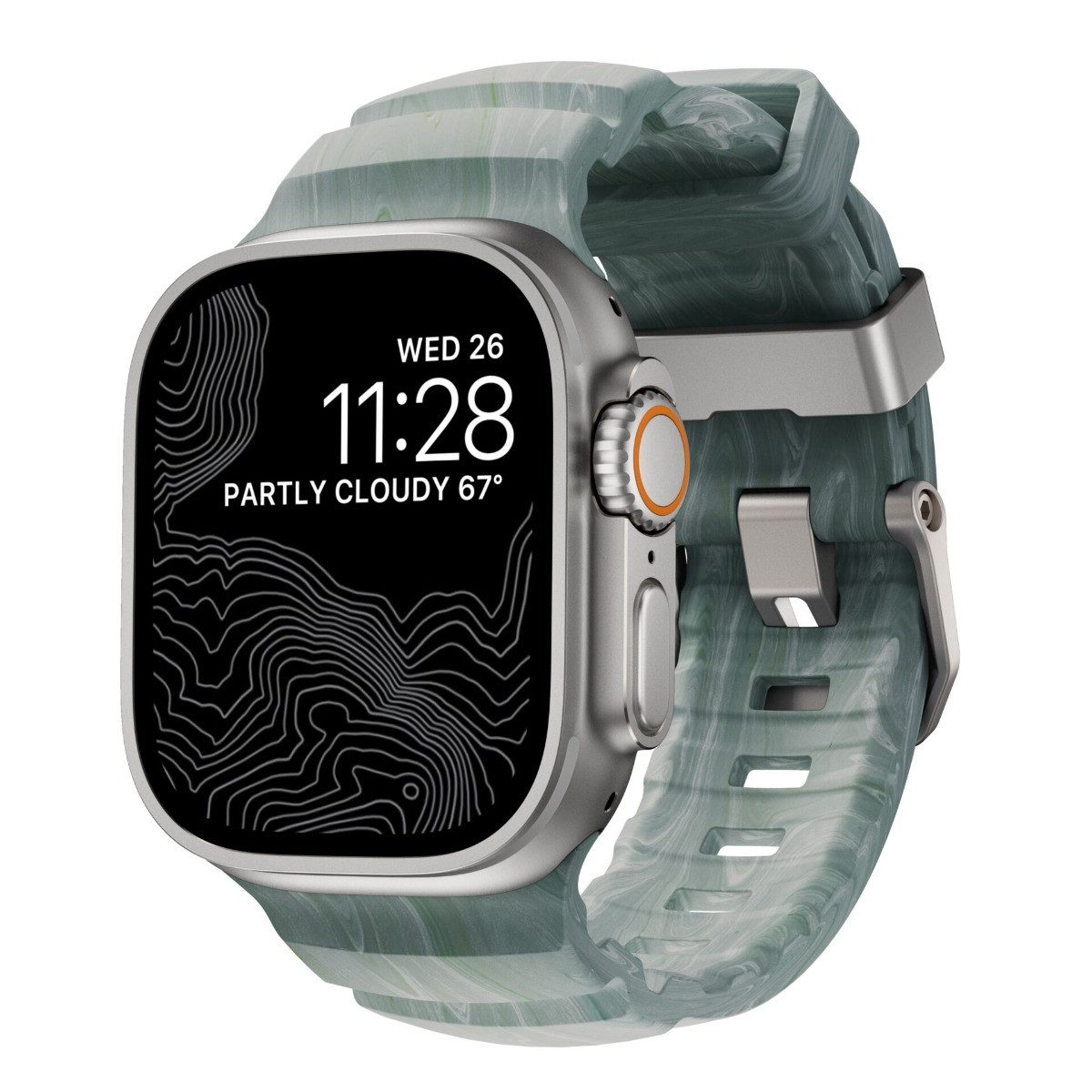 Nomad Smartwatch-Armband Rocky Point Band, für Apple Watch, 42–49 mm