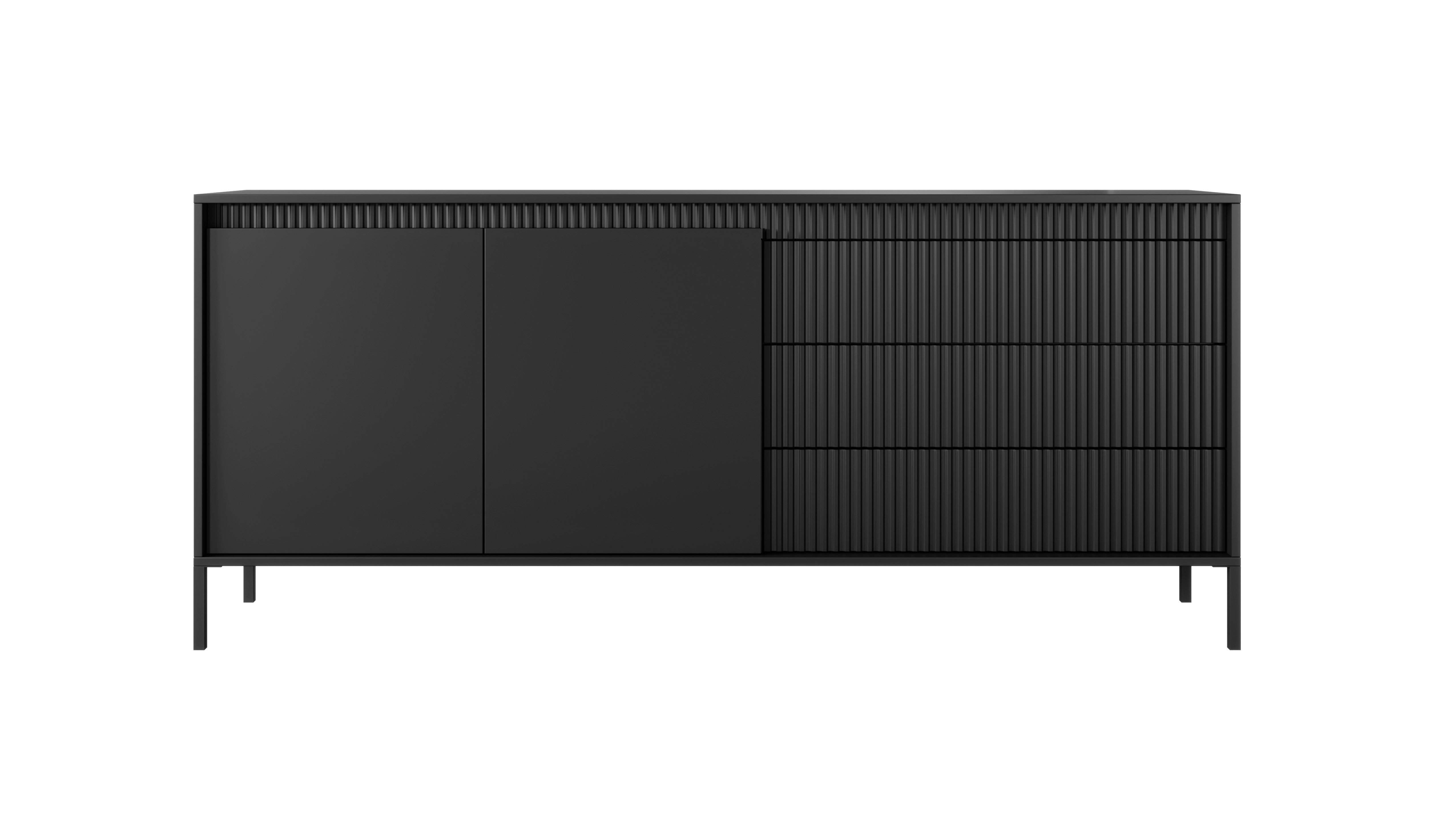 yourhouse24 Schubkastenkommode SENSO 2D3S Sideboard mit 2 Türen und 3 Schubladen