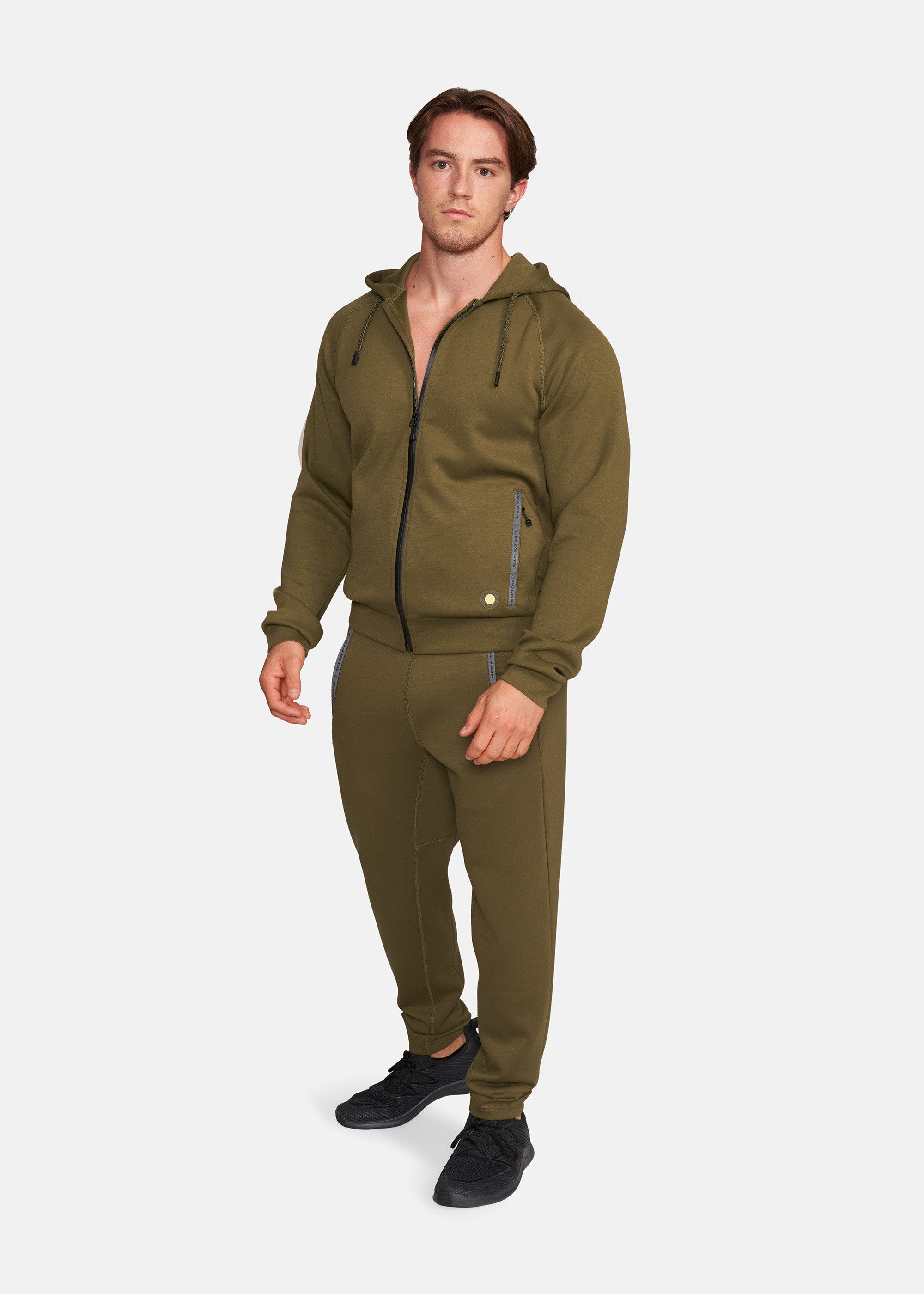 GOLD'S GYM APPAREL Trainingsjacke GENE Reflektierendes Band an Seitentaschen