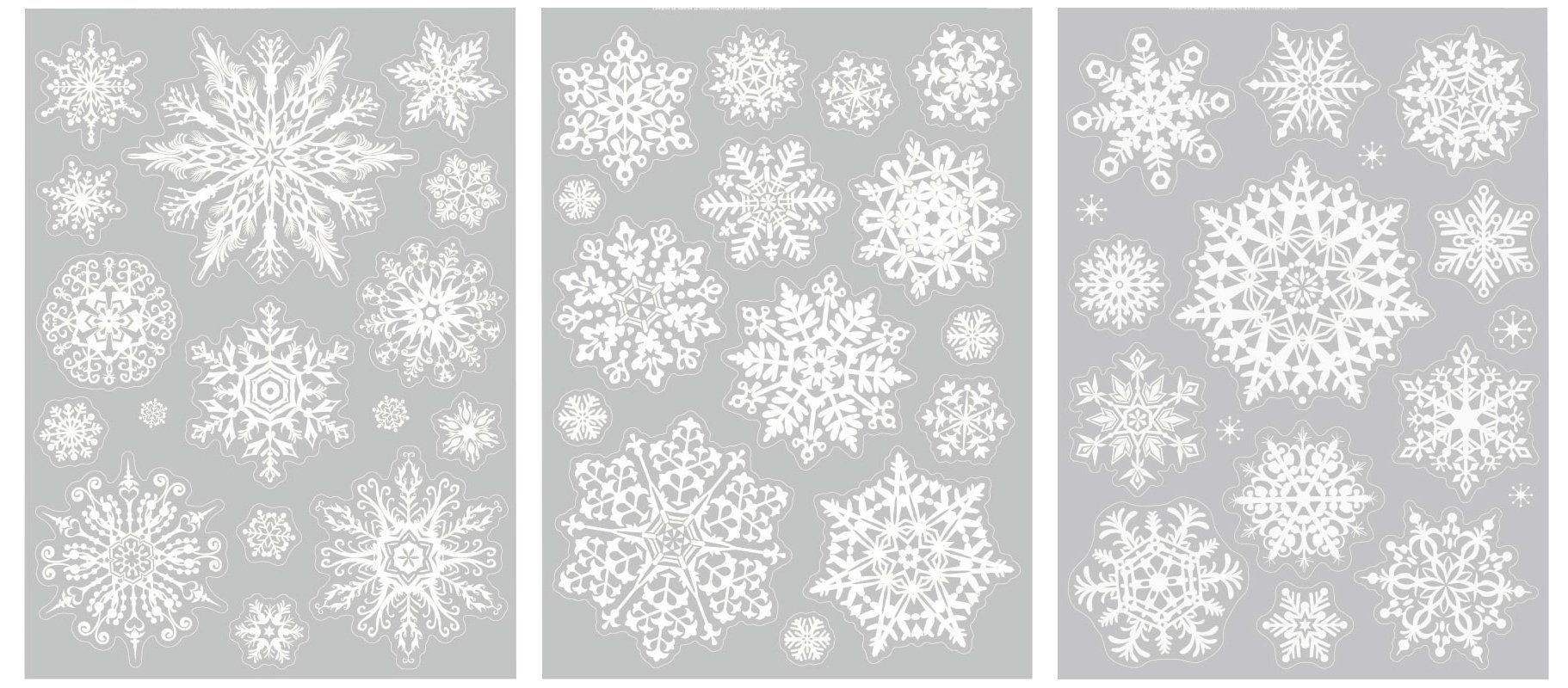 Heyda Fenstersticker Kristalle, 48 Teile günstig online kaufen