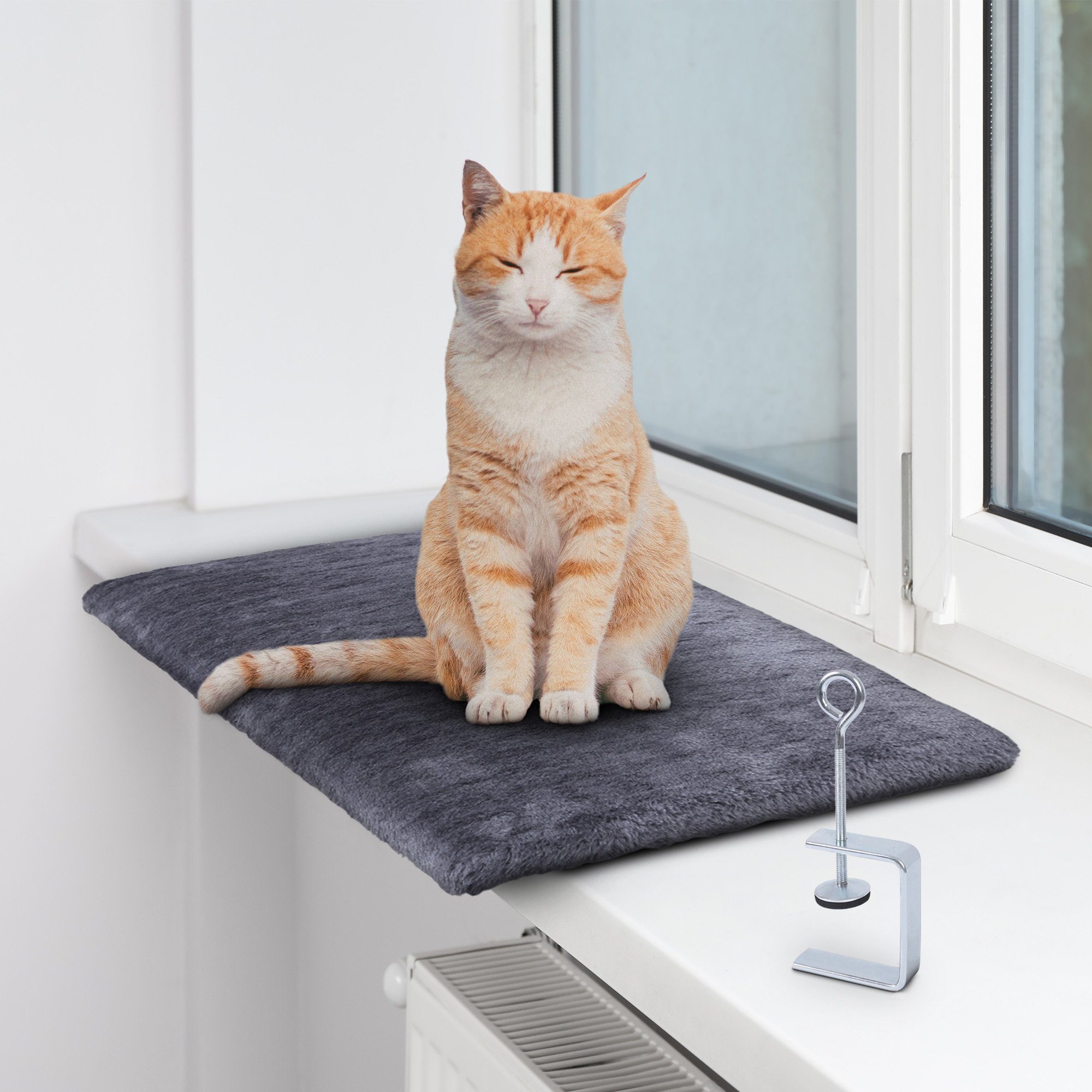 Bestlivings Katzenliege Haustierbett 45x28cm, Polyerster, Flauschiges günstig online kaufen