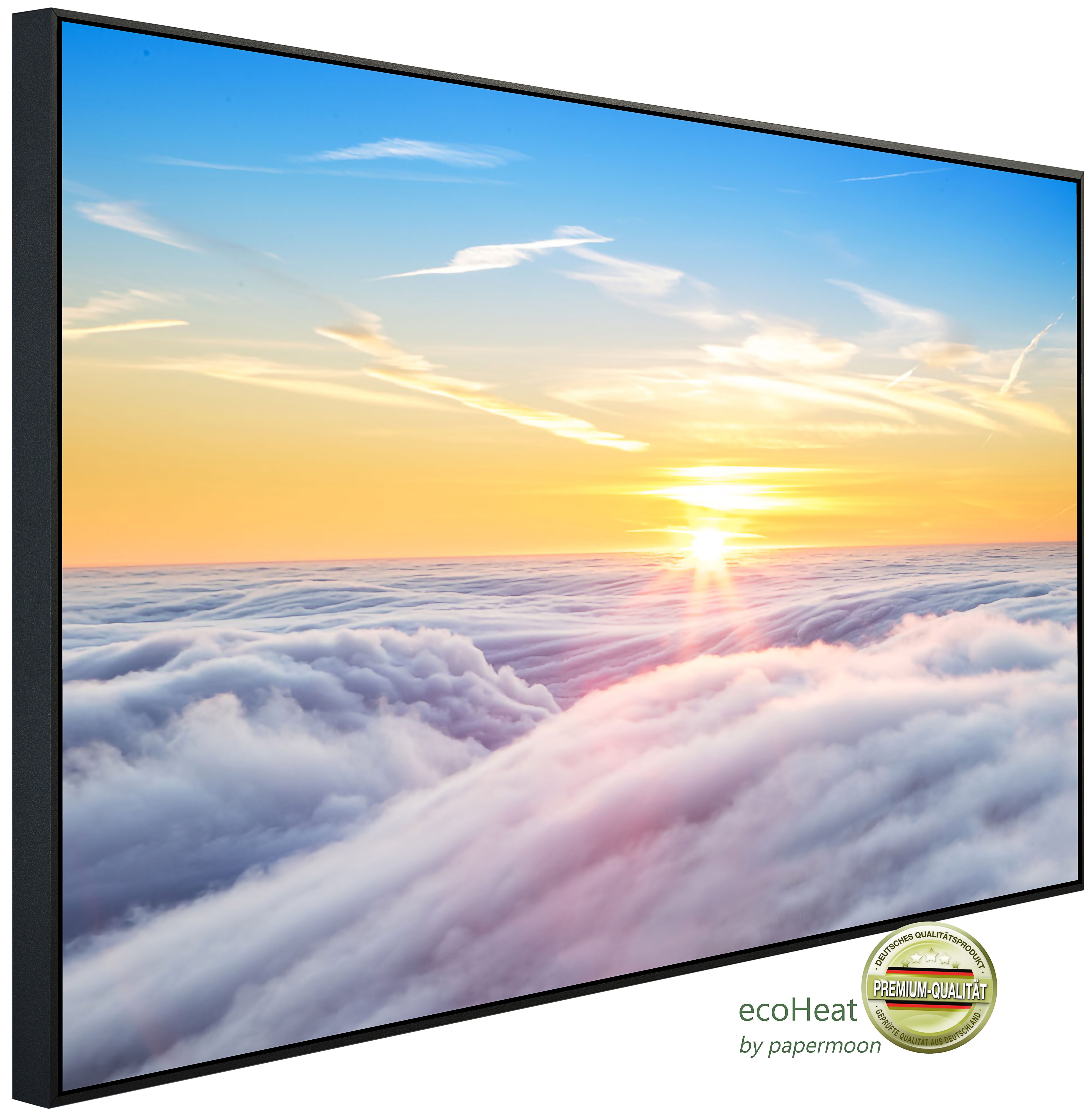 Papermoon Infrarotheizung INFRAROT-BILD-HEIZUNG, Wolken, TÜV-Rheinland/GS zertifiziert, angenehme Strahlungswärme