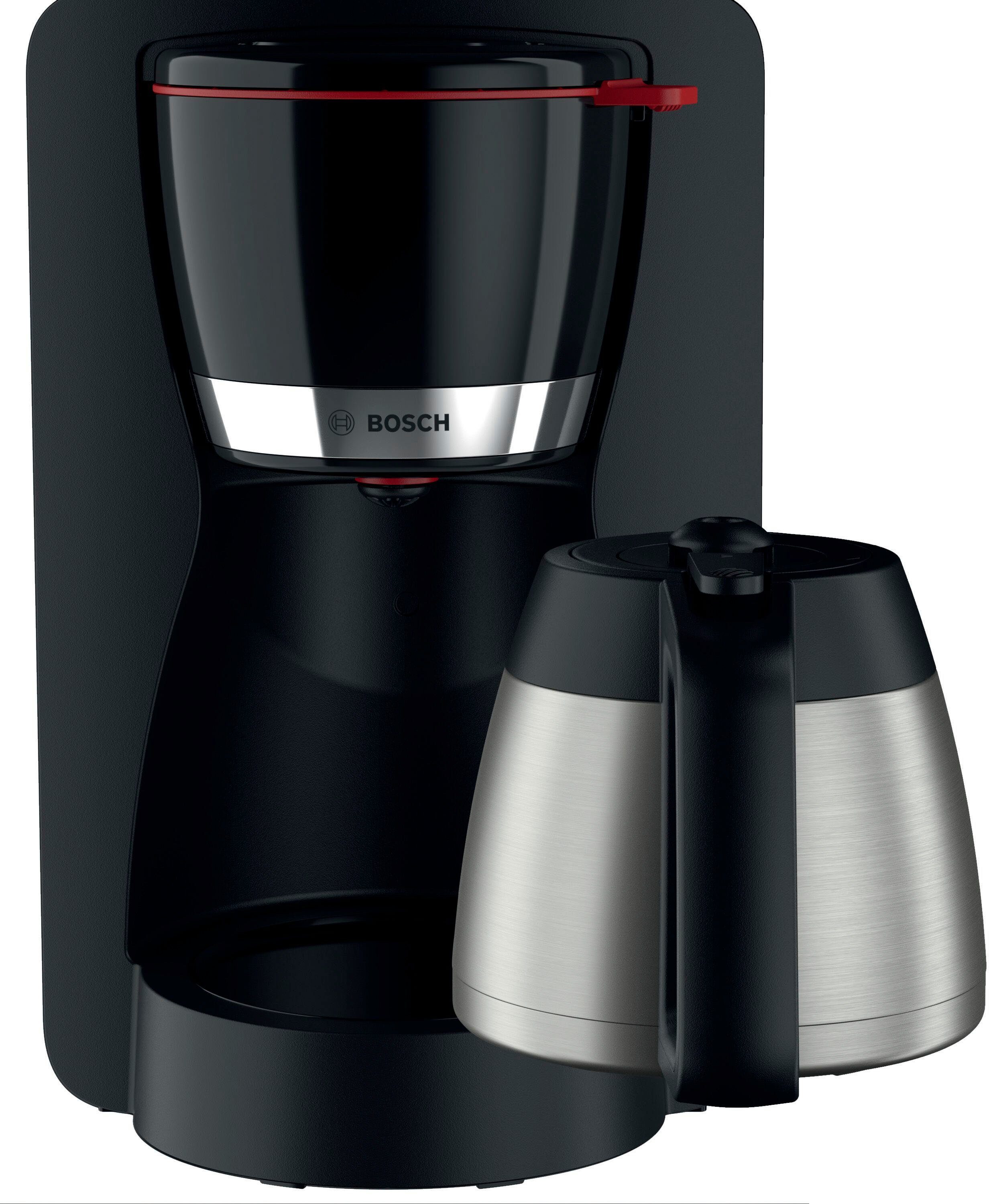 BOSCH Filterkaffeemaschine MyMoment TKA6M273, 1,1l Kaffeekanne, Papierfilter 1x4, für 8-12 Tassen, Aroma intense, Entkalkungsprogramm,Thermokanne,1200 W
