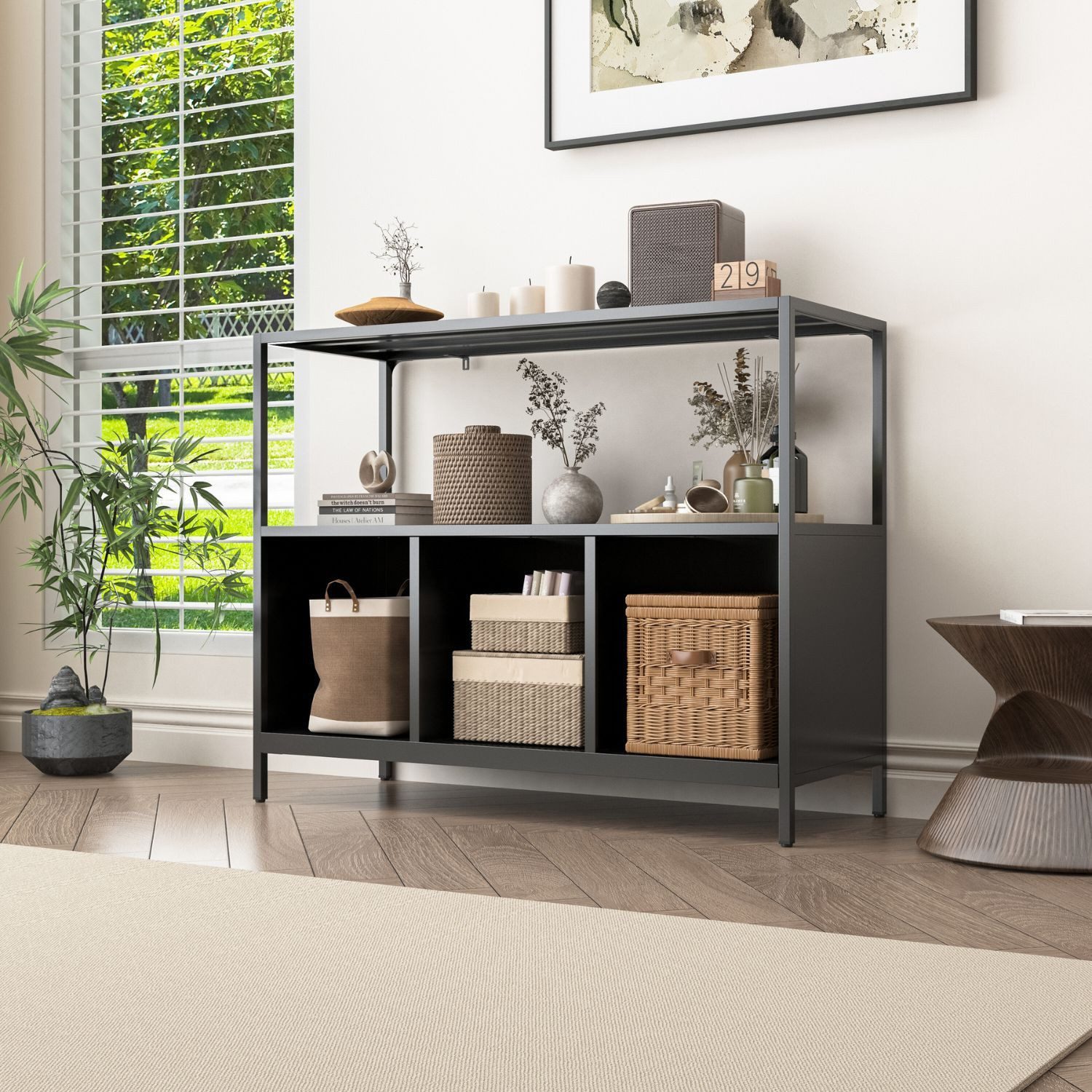 Coemo Sideboard CHICAGO, Schwarz Sideboard Kommode günstig online kaufen