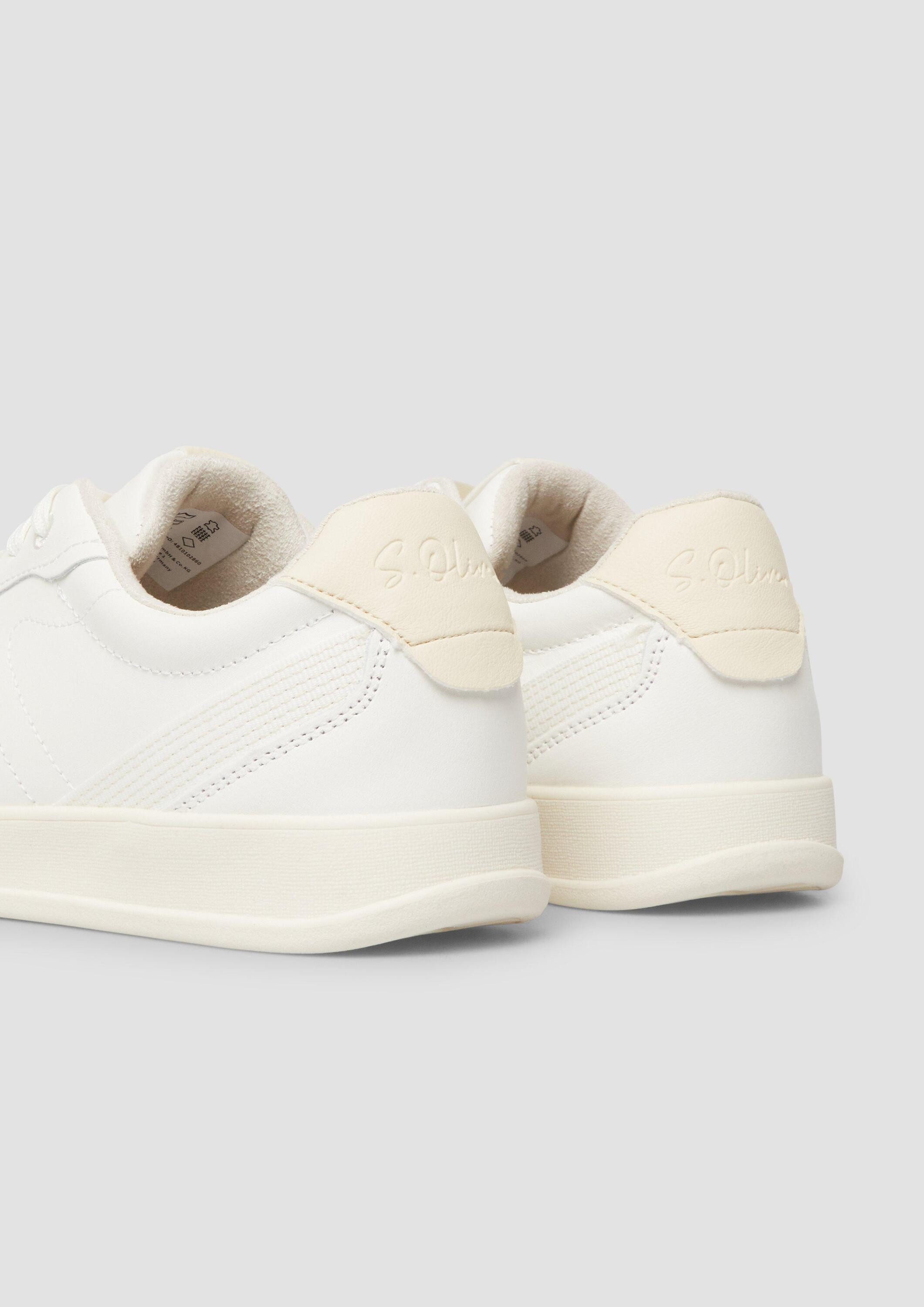 s.Oliver Sneakers Sneaker Leder-Sneaker mit Schnürung