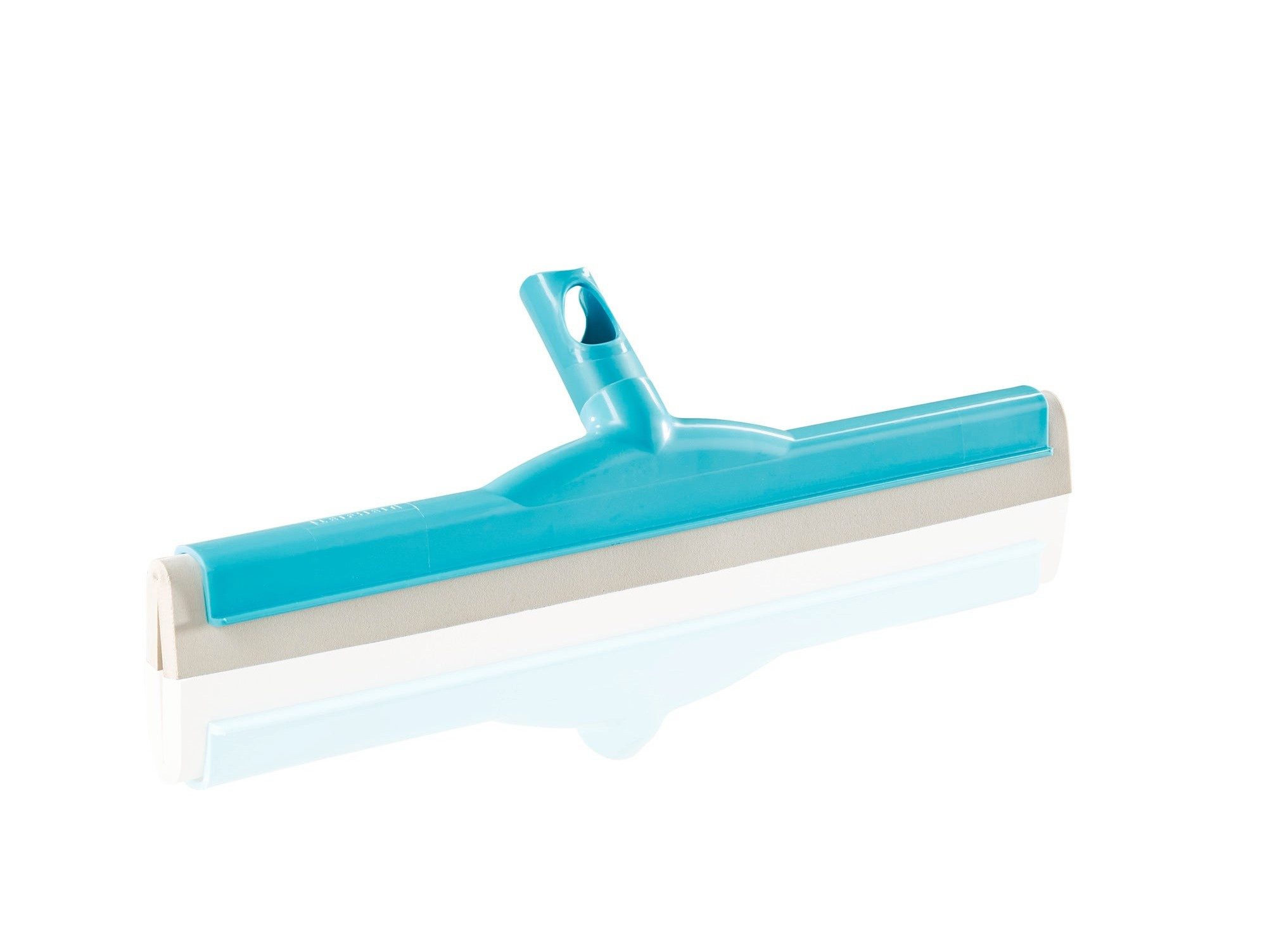 Leifheit Wasserabzieher Wasserschieber Aufsatz für Bad Pool und Sauna XL 45 cm, Doppelte Abziehlippe