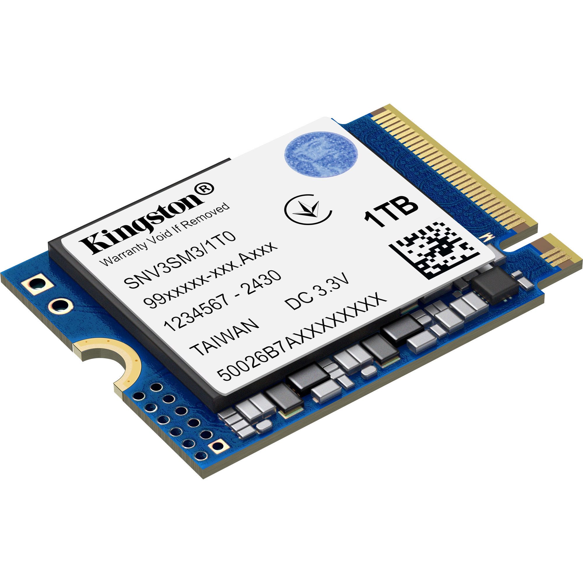 Kingston Kingston NV3 1 TB, SSD, (PCIe 4.0 x4, NVMe, M.2 SSD-Festplatte (1 TB) 2.5"