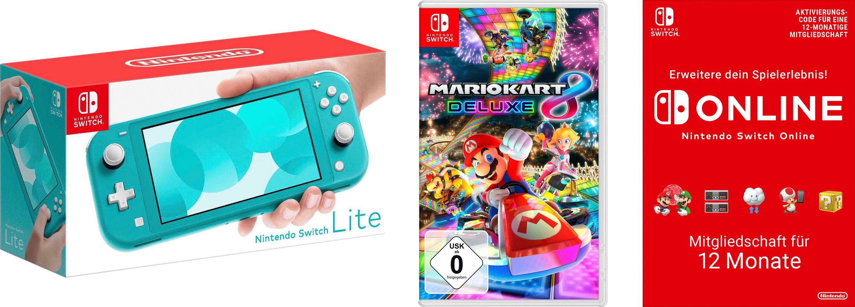 Nintendo Switch Lite, inkl. Mario 8 Deluxe