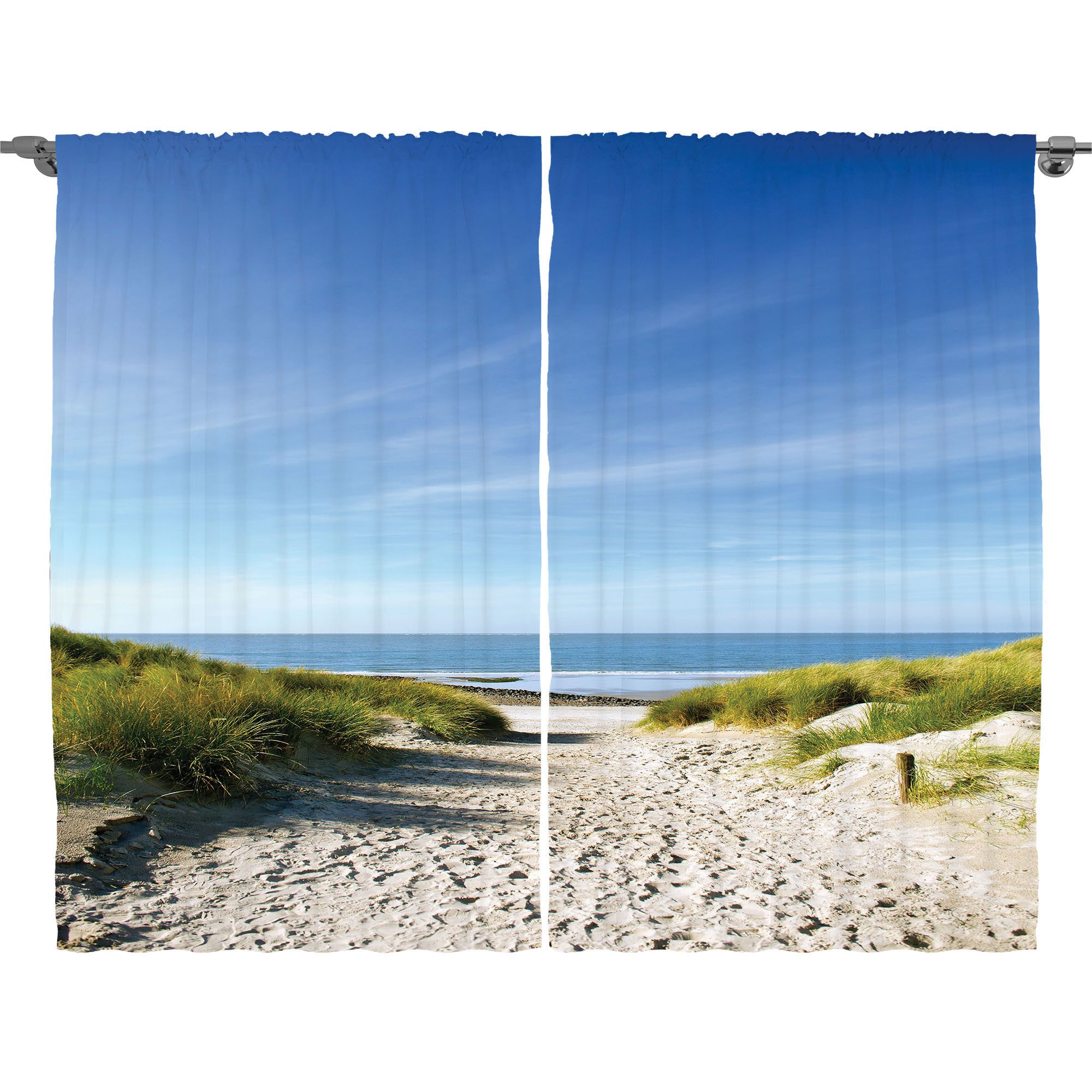 Abakuhaus Gardine Schlafzimmer Kräuselband Vorhang mit Schlaufen und Haken, günstig online kaufen