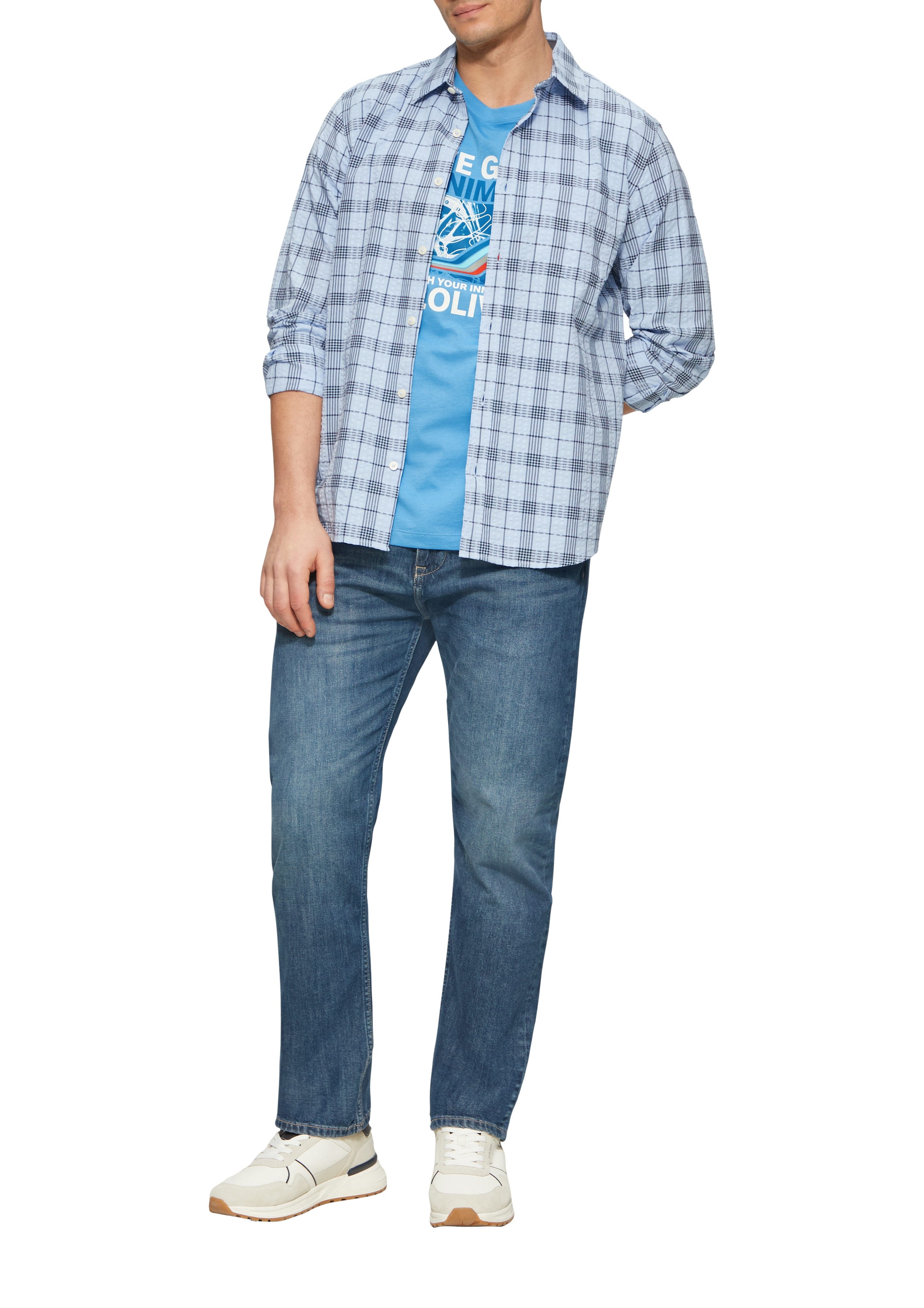 s.Oliver T-Shirt mit Front Print günstig online kaufen