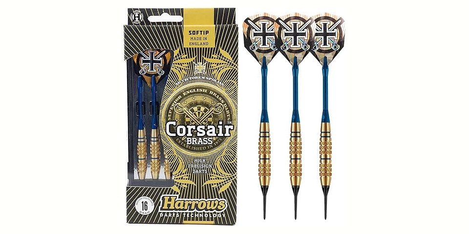HARROWS DARTS Softdarts HARROWS CORSAIR BLUE SOFT 18g