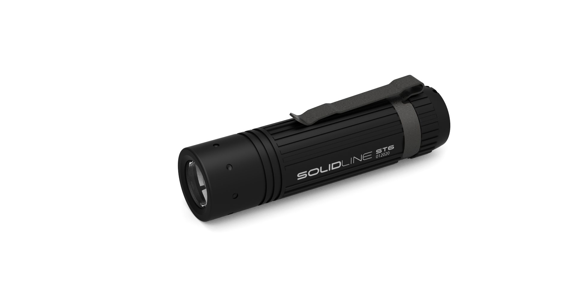 SOLIDLINE Taschenlampe ST6, Bis zu 320 lm, 140m Leuchtweite, 25 Std Laufzeit, IP54, inkl. Batterie