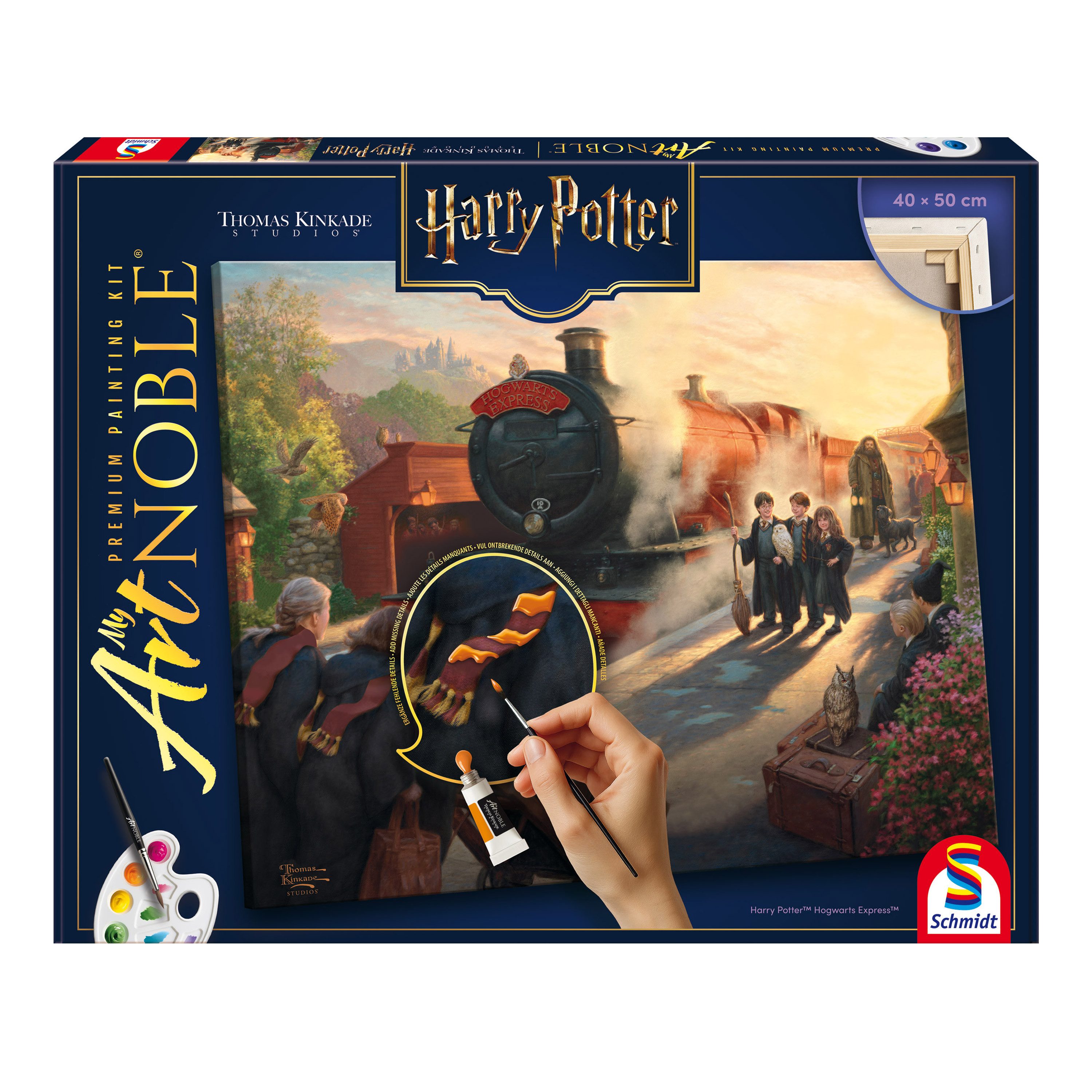 Schmidt Spiele Malvorlage MyArtNoble, Thomas Kinkade, Malset Harry Potter Hogwarts Express