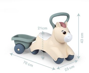 Smoby Rutscherauto Outdoor Spielzeug Rutscherfahrzeug Little Baby-Pony 7600140502