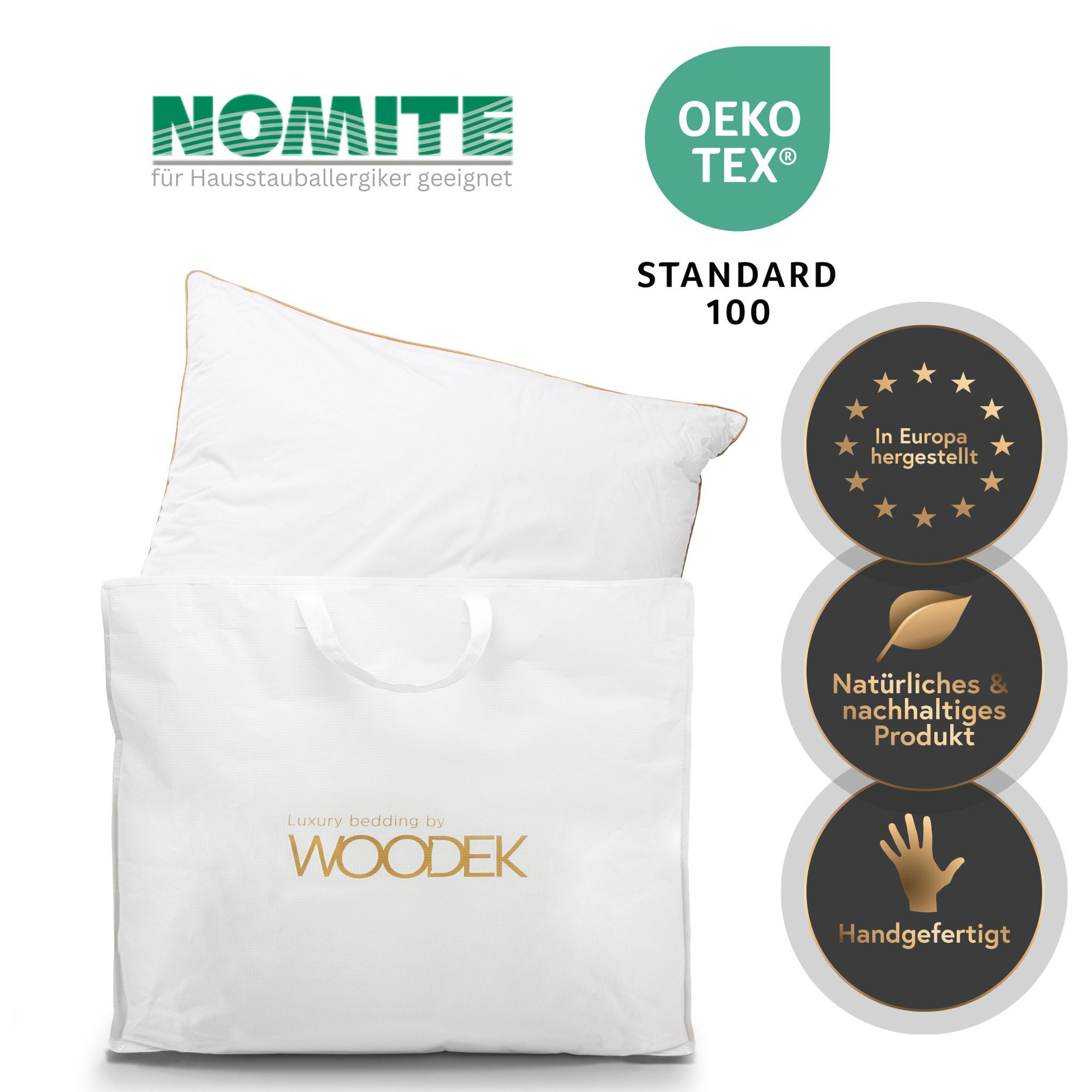 Woodek Design Daunenkissen Luxury Bedding 50 günstig online kaufen