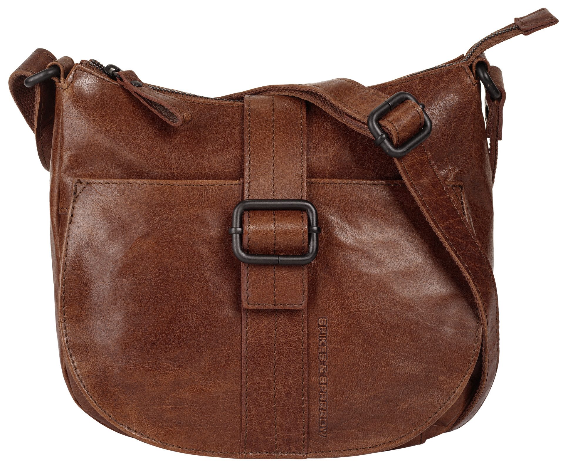 Spikes & Sparrow Umhängetasche SPIKES & SPARROW Damen echt Leder, echt Leder