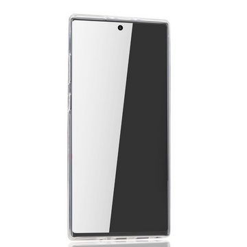 König Design Handyhülle Samsung Galaxy Note 10, Samsung Galaxy Note 10 Handyhülle Full-Cover 360 Grad Full Cover Transparent