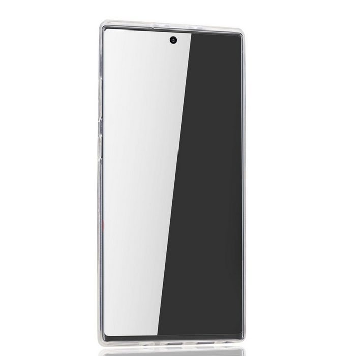 König Design Handyhülle Samsung Galaxy Note 10 Samsung Galaxy Note 10 Handyhülle Full-Cover 360 Grad Full Cover Transparent QN10388