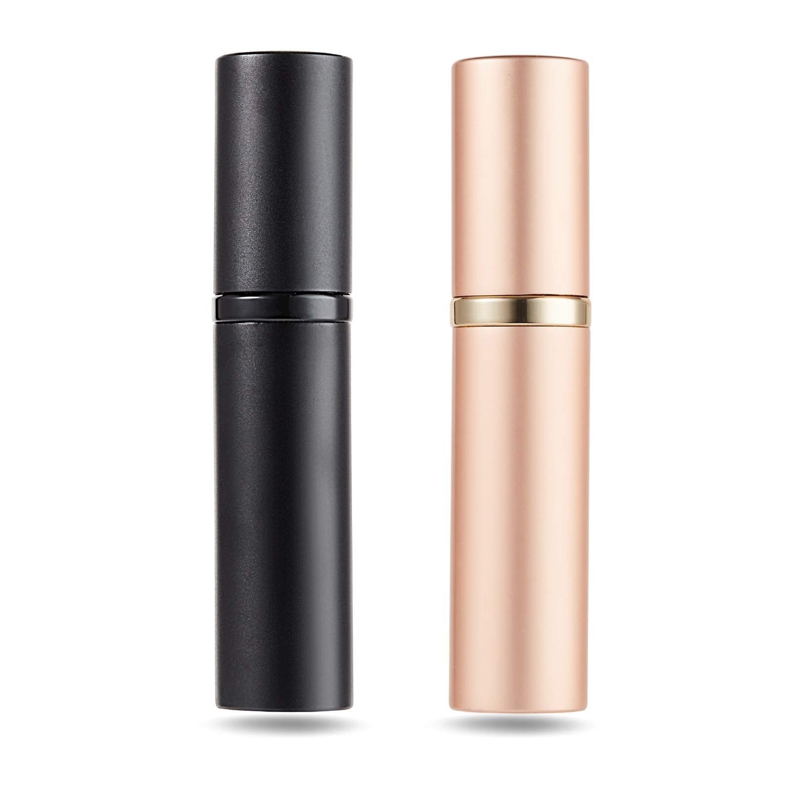 FOUORTUNATE-BEE Parfümzerstäuber Parfümzerstäuber nachfüllbar (Befülltechnik ohne Trichter leer Parfüm Zerstäuber Sprühflasche für Reise Handtasche unterwegs - 5ml, 2 St)