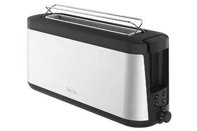 Tefal Toaster TL4308 ELEMENT LANGSCHLITZ 1000W EDELSTAHL / SCHWARZ