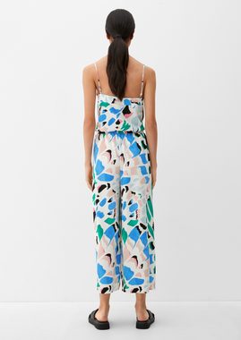 s.Oliver Stoffhose Regular: Culotte mit Allover-Print