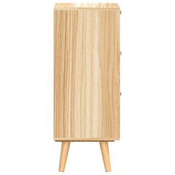 vidaXL Fächerschrank Sideboard mit Schubladen 60x30x75 cm Holzwerkstoff (1-St)