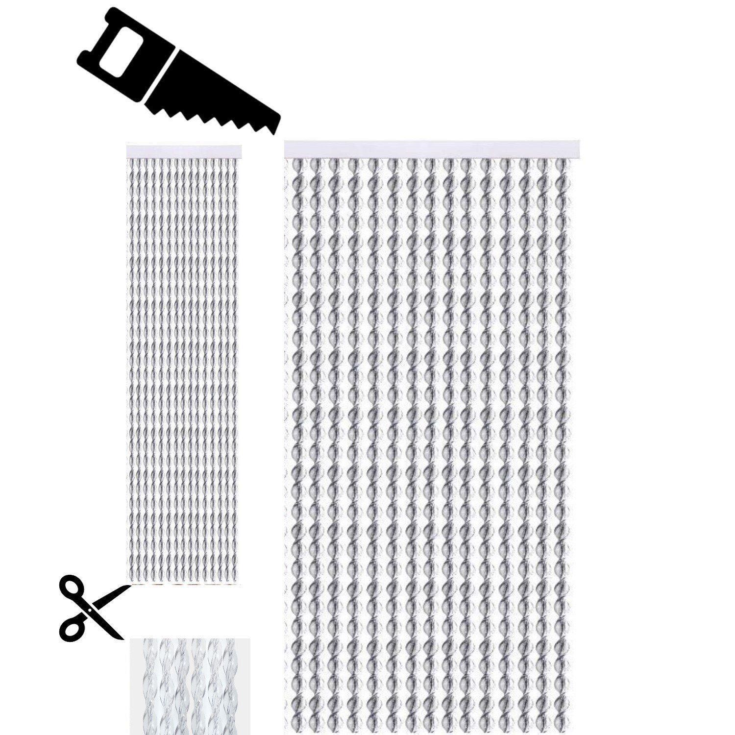 Insektenschutz Aluminiumträger Pvc Türvorhänge Modell Stern Fadenvorhang