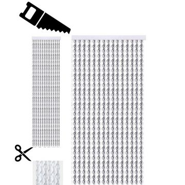 Defactoshop Insektenschutz-Vorhang Türvorhang Fadenvorhang PVC Vorhang Fliegenschutz PVC Streifen CRYIS, Kunststoff