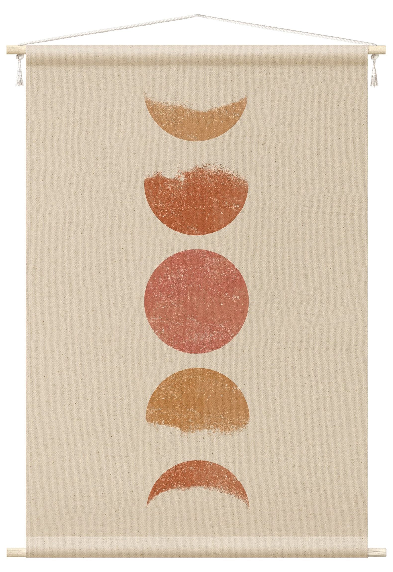 Wandteppich modern Spirituell orange