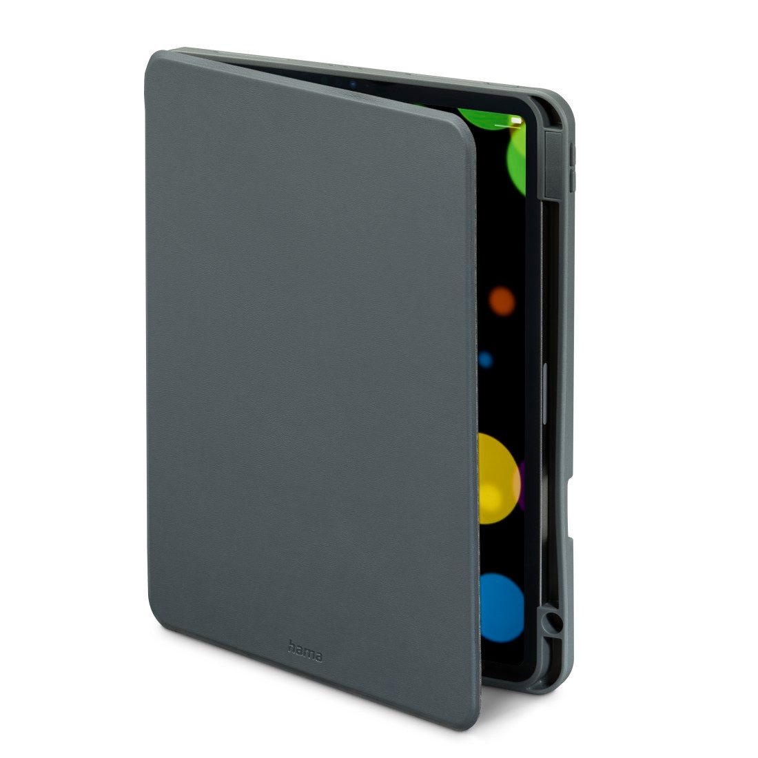 Hama Tablettasche Tabletschutzhülle für Apple iPad Pro 11" (2025/2024), Grau, mit Standfunktion, Deckel abnehmbar