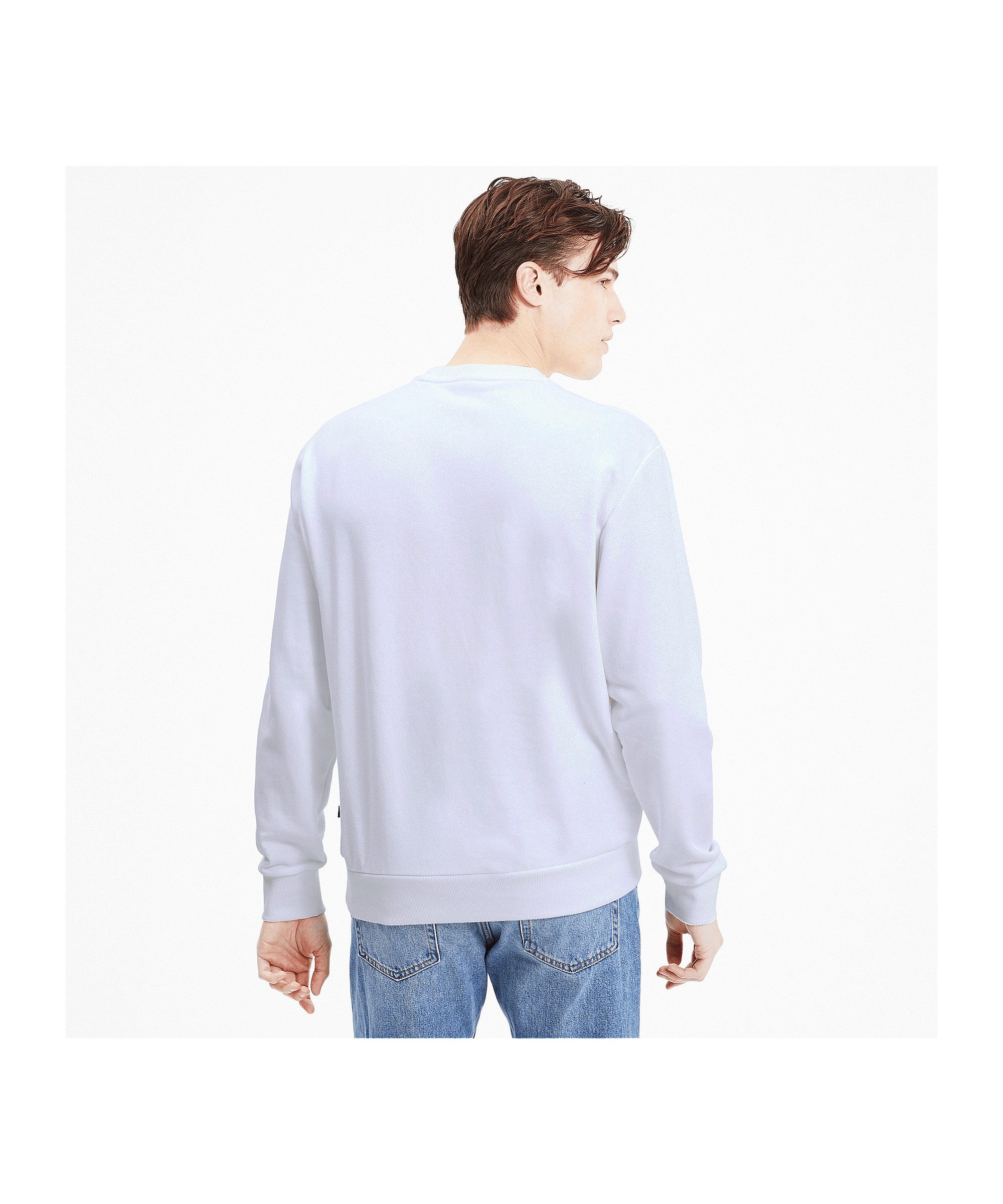 PUMA Sweatshirt PUMA Rebel 5 Continents Tr Sweatshirt Weiß Baumwolle