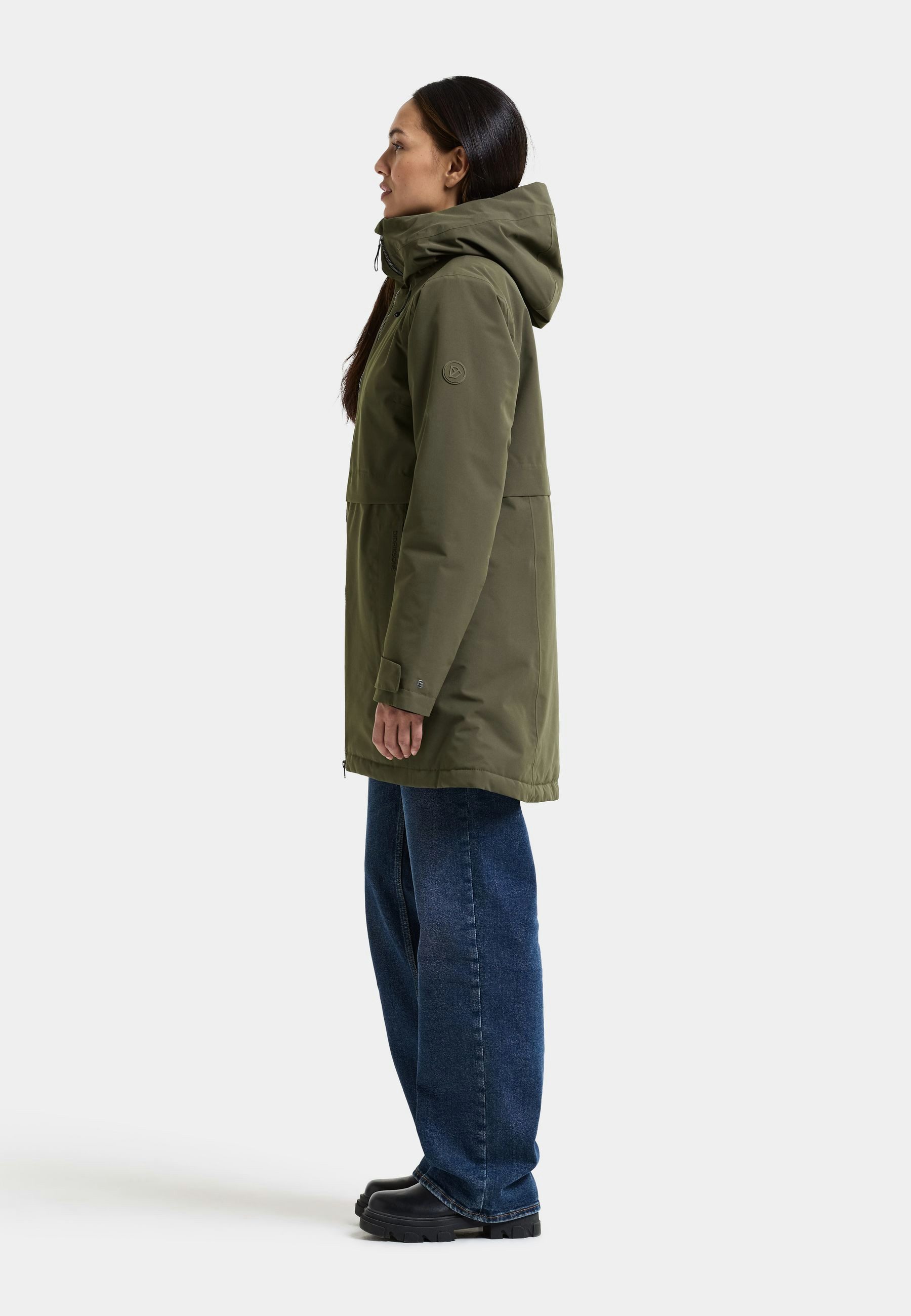 Didriksons Winterjacke Damen Winterparka Wasserdicht TIRIL mit Kapuze mit Taschen