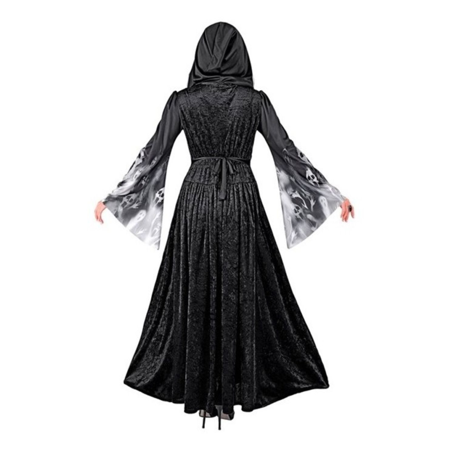 Widmann S.r.l. Zombie-Kostüm Kostüm 'Screaming Souls' für Damen, Kleid mit Kap